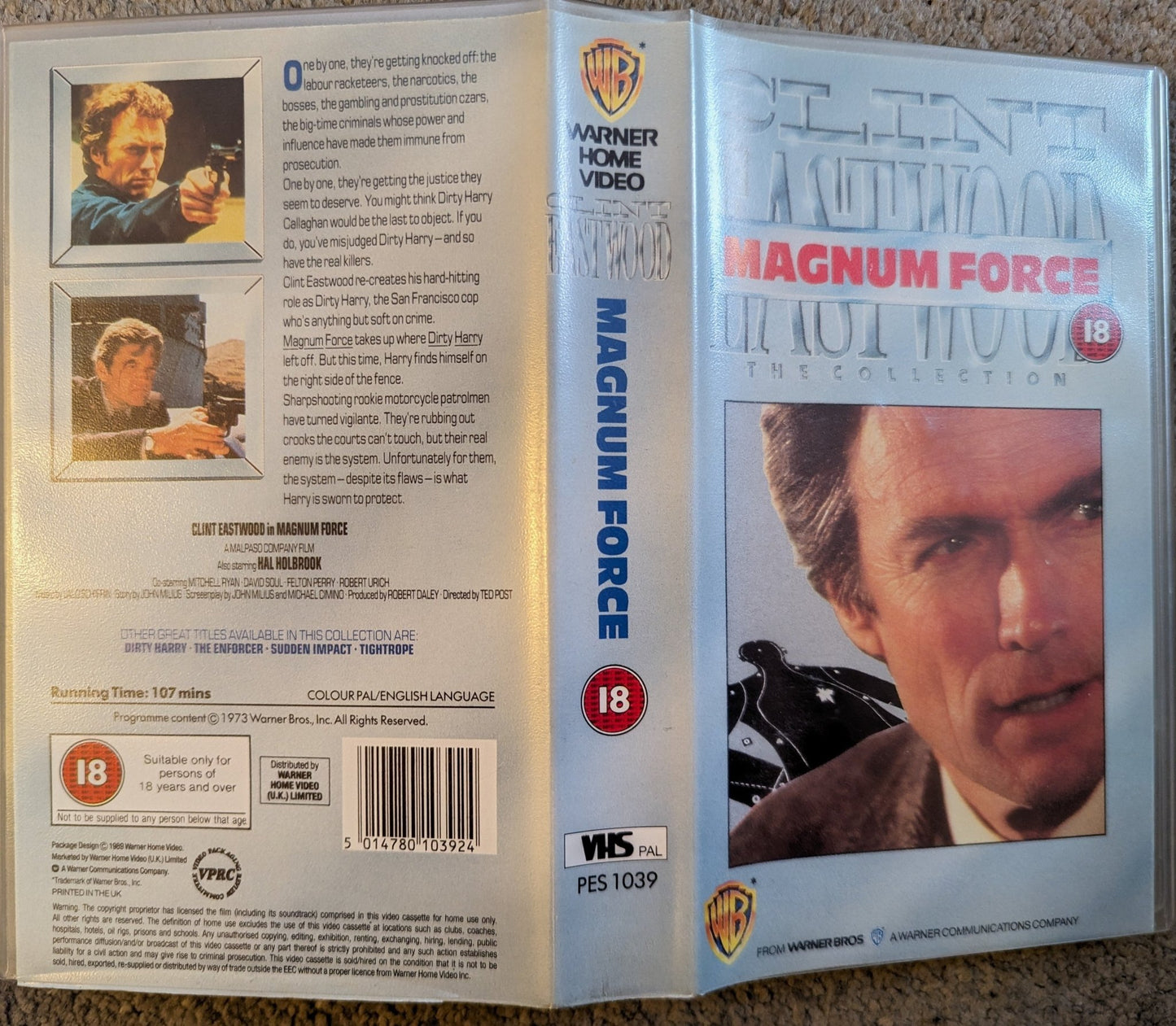 Magnum Force (1973) VHS Video - Flippin Retro Video Shop