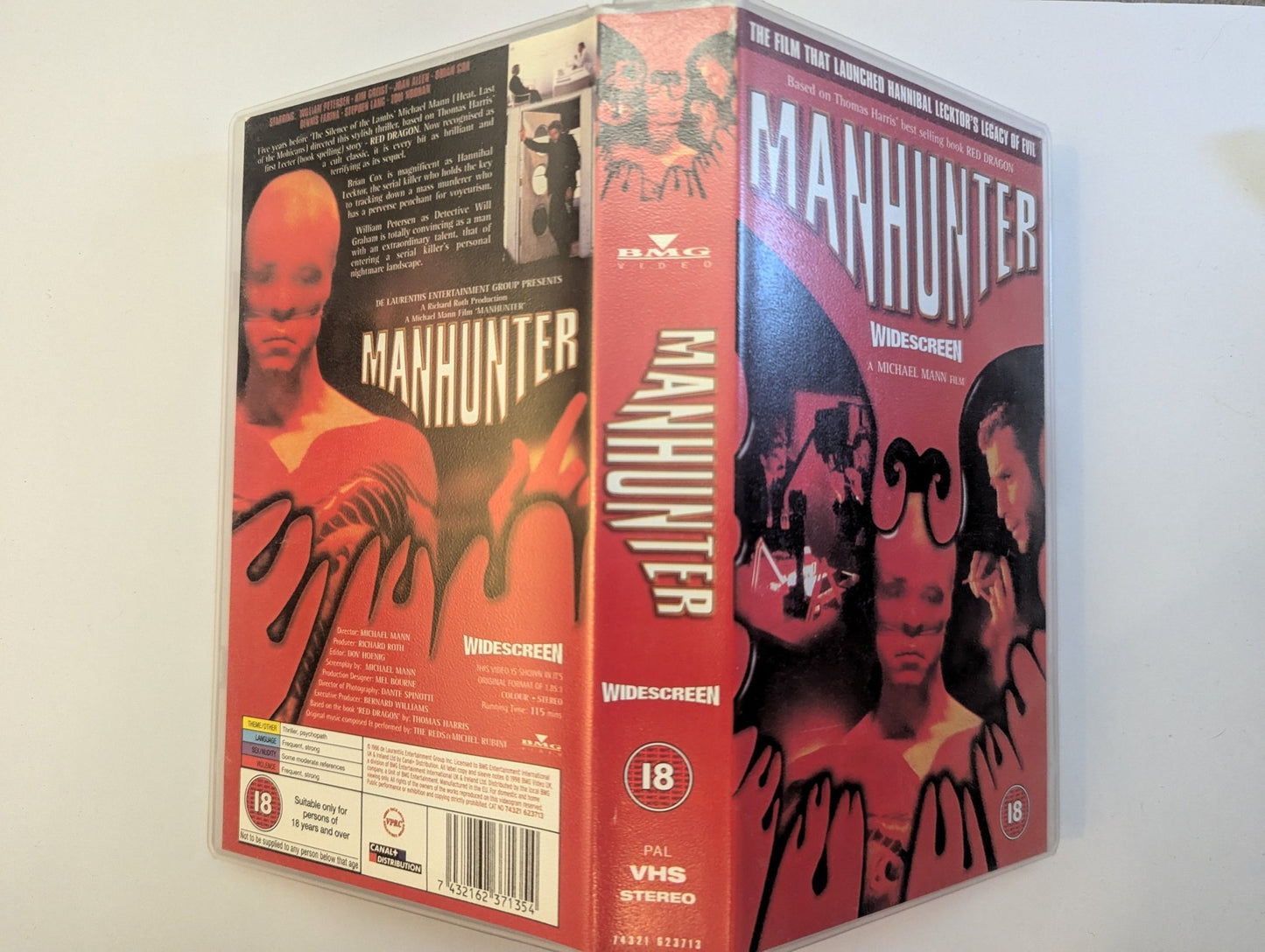 Manhunter (1986) VHS Video Wide - screen - Flippin Retro Video Shop