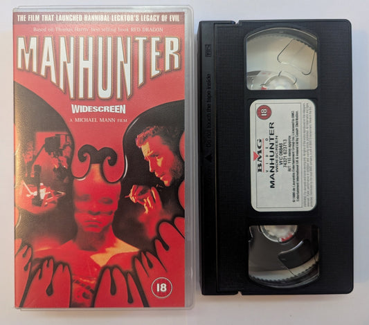 Manhunter (1986) VHS Video Wide - screen - Flippin Retro Video Shop