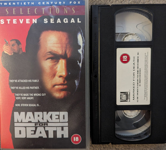 Marked For Death (1990) VHS Video - Flippin Retro Video Shop