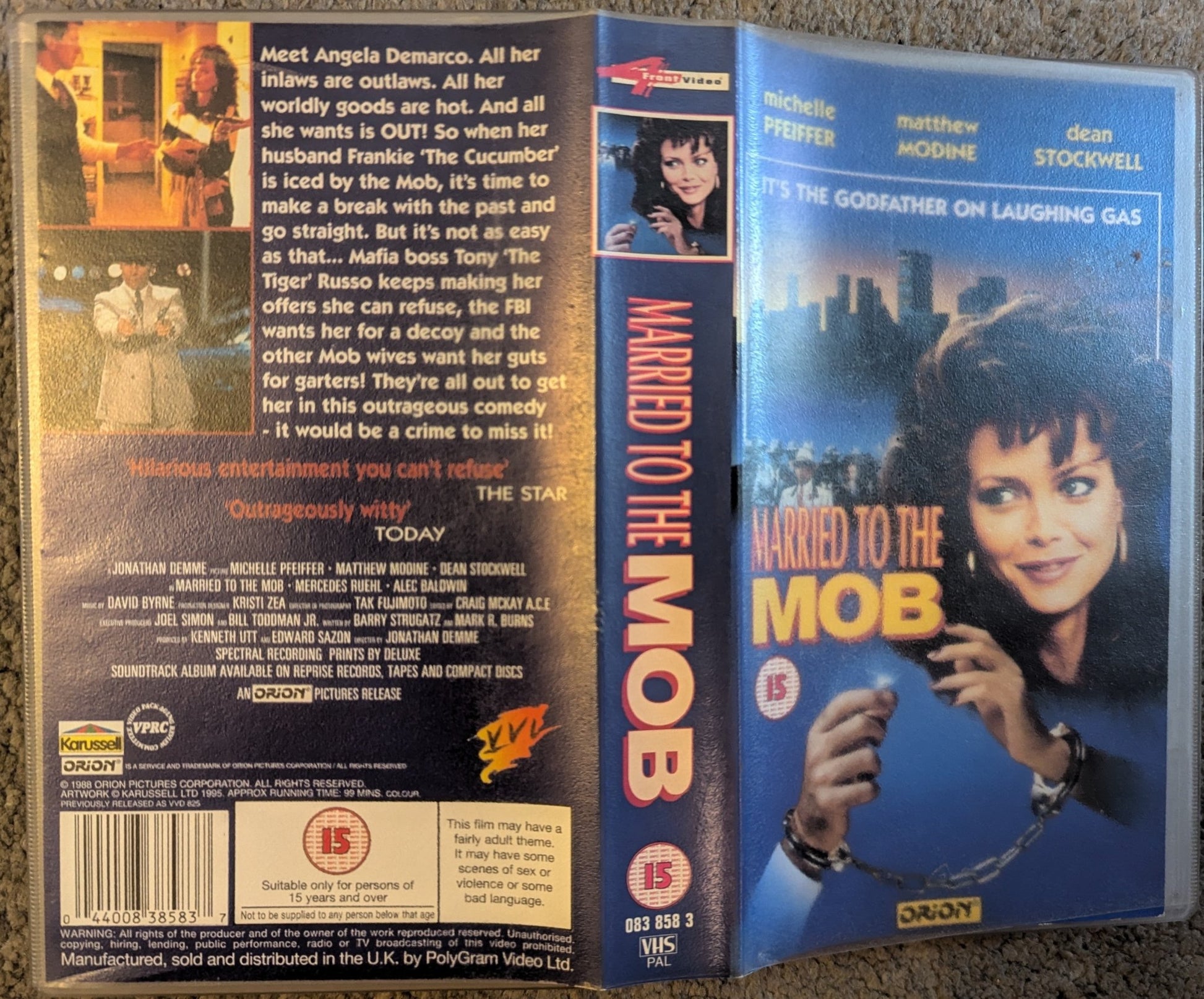 Married To The Mob (1988) VHS Video - Flippin Retro Video Shop