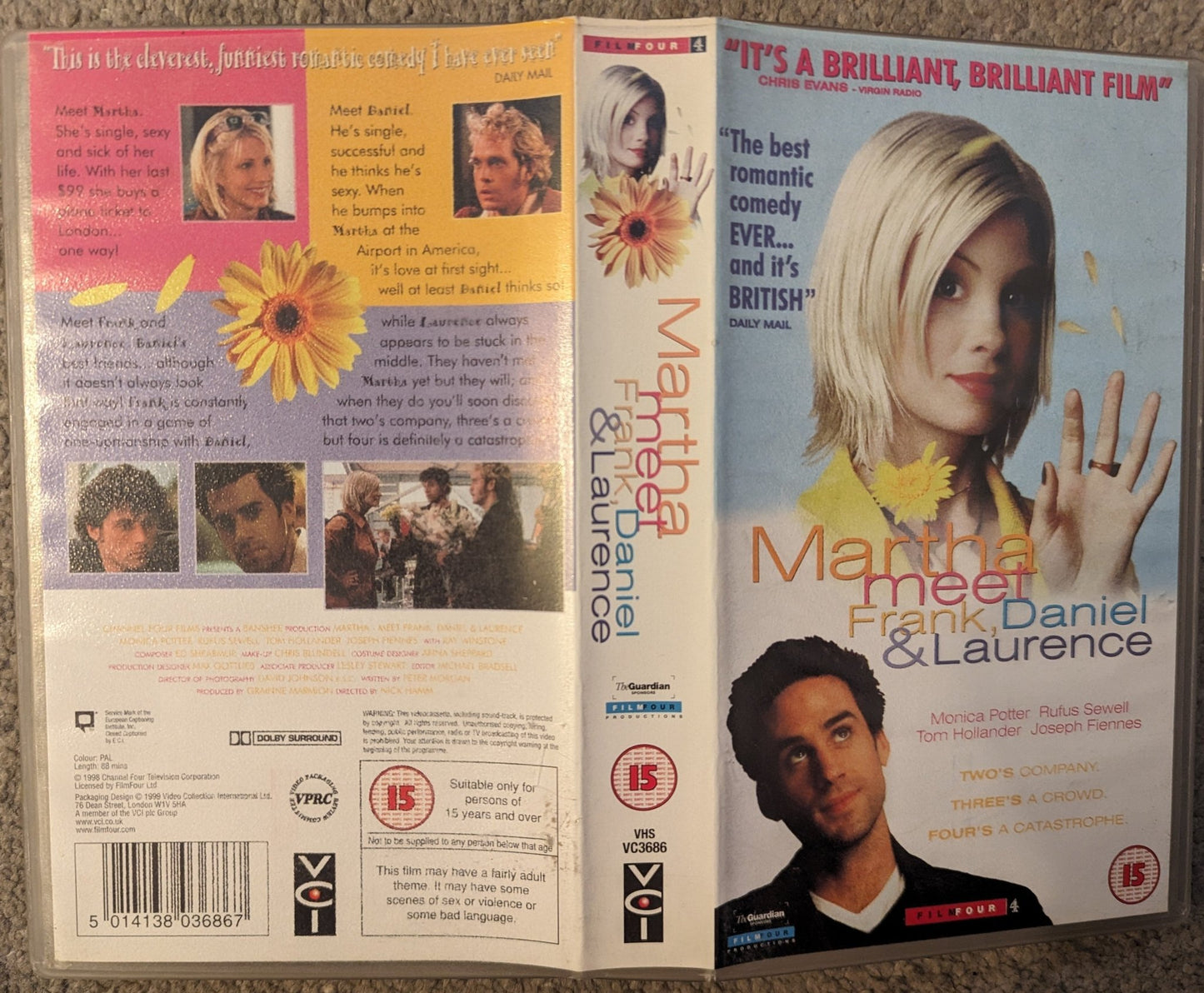 Martha Meet Frank, Daniel & Laurence (1998) VHS Video - Flippin Retro Video Shop