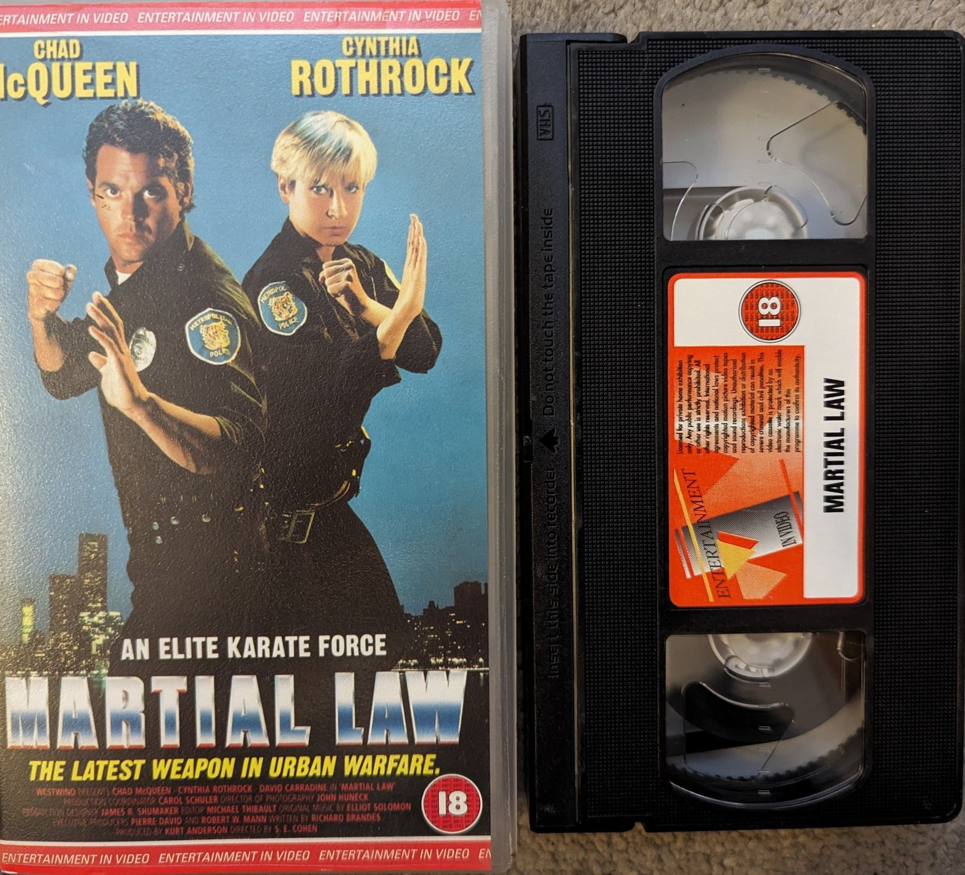 Martial Law (1991) VHS Video - Flippin Retro Video Shop