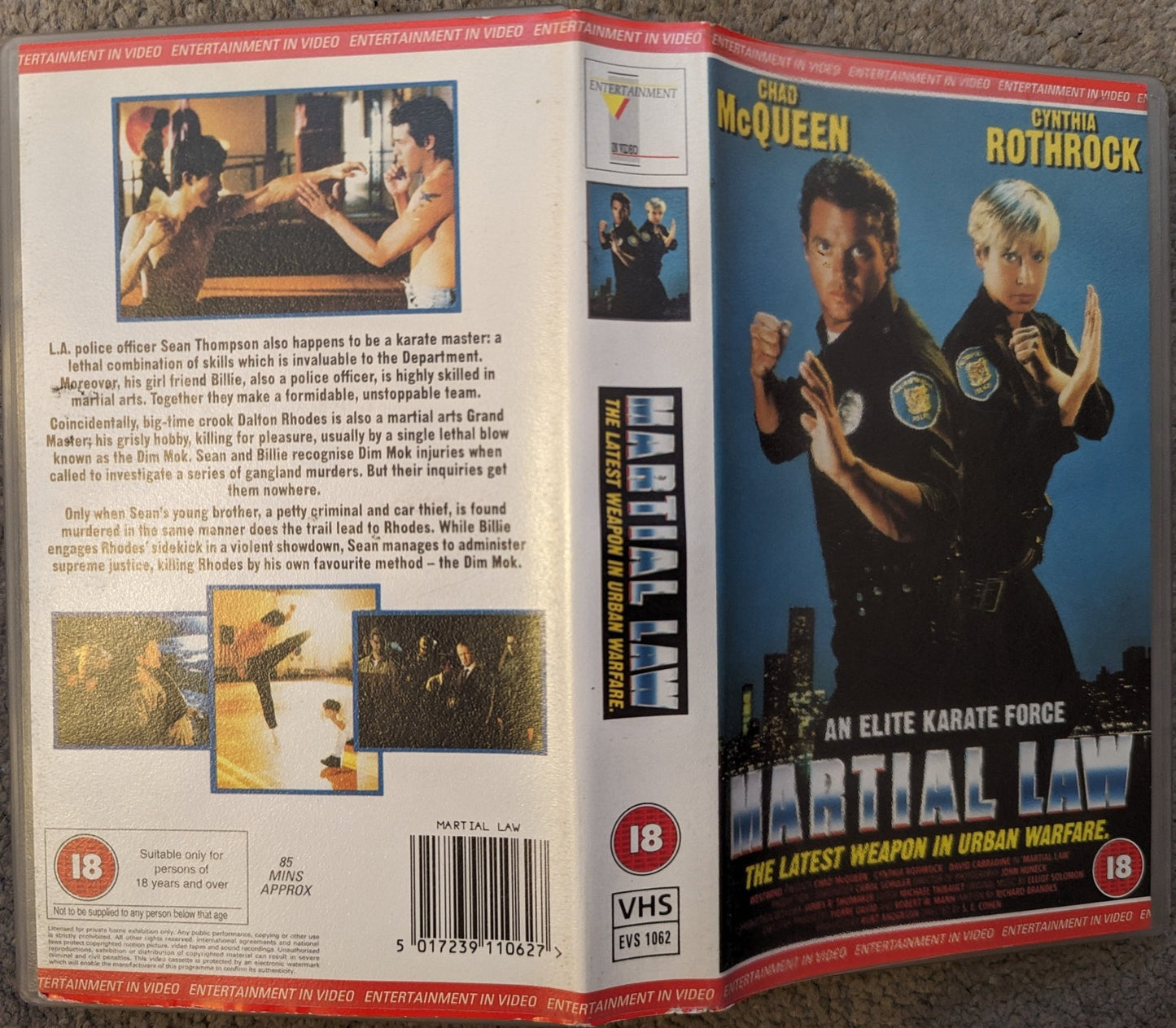 Martial Law (1991) VHS Video - Flippin Retro Video Shop