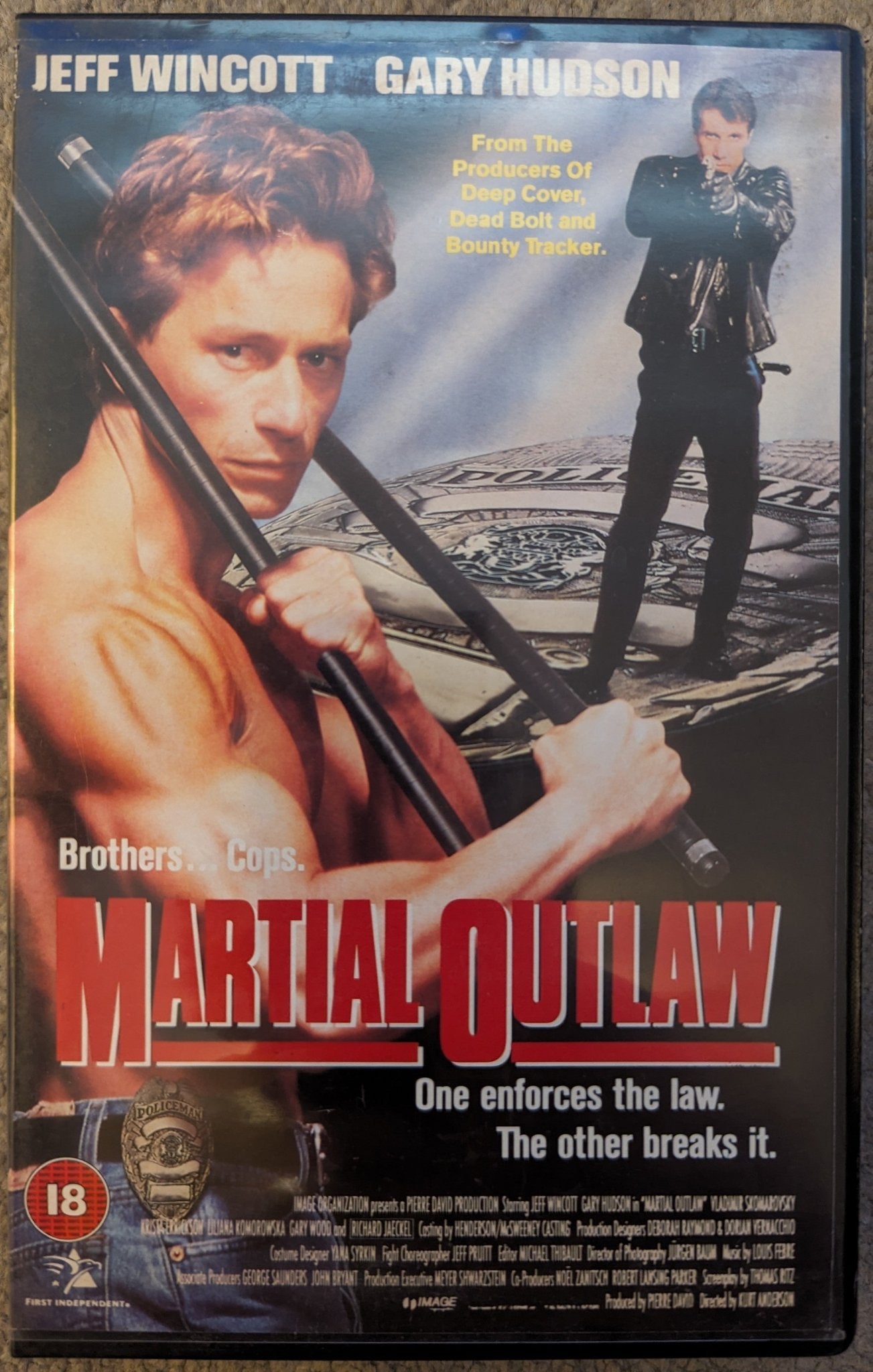 Martial Outlaw (1993) VHS Video Ex Rental - Flippin Retro Video Shop