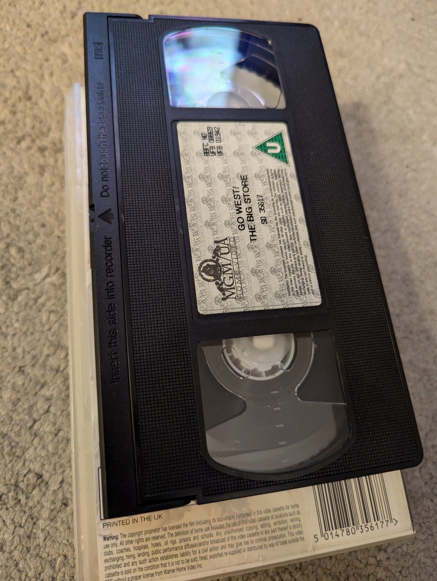 Marx Brothers The Big Store / Go West VHS Video - Flippin Retro Video Shop