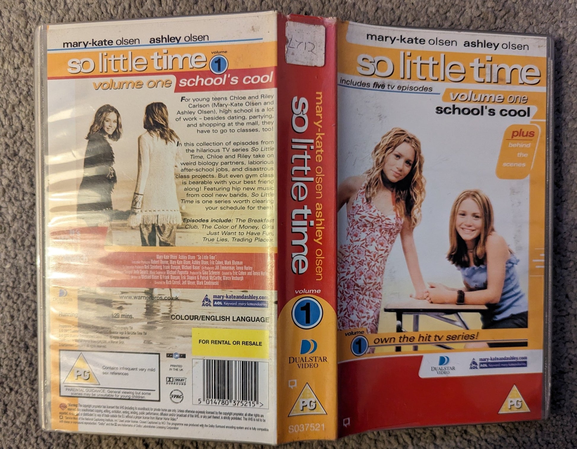 Mary - Kate & Ashley Olsen - So Little Time (2001) VHS Video - Flippin Retro Video Shop