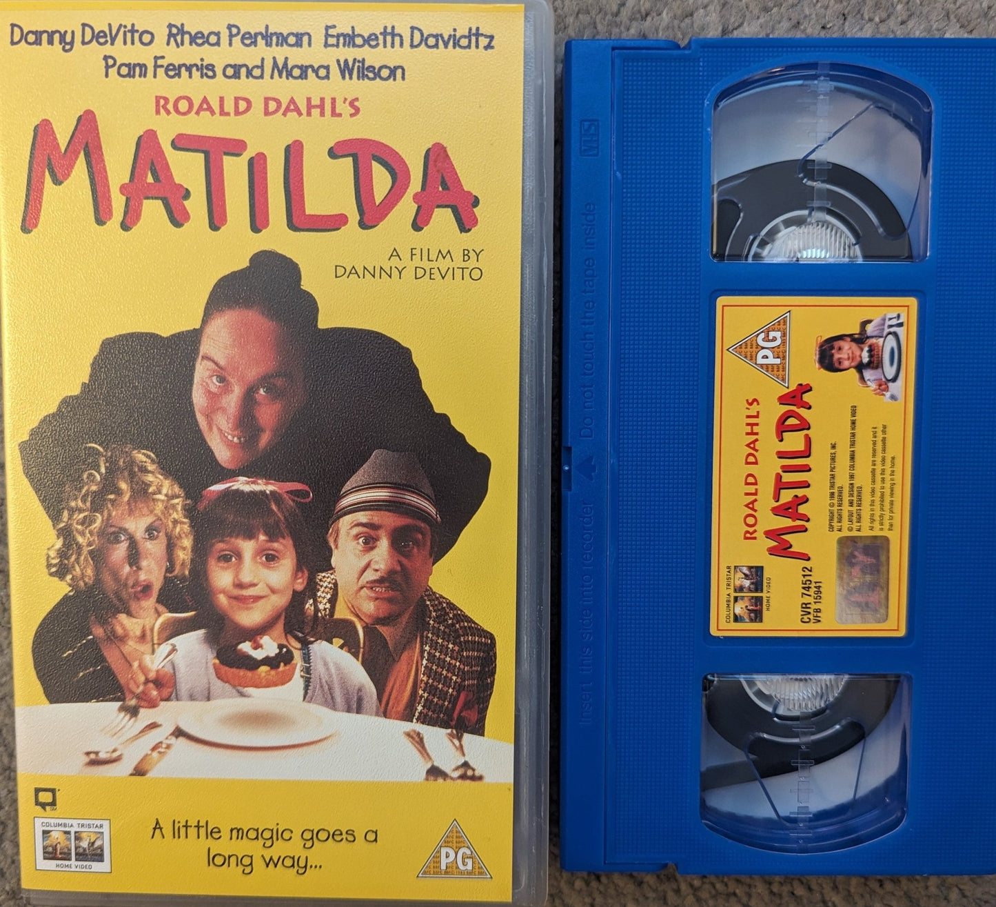 Matilda (1996) VHS Video (Blue Tape) - Flippin Retro Video Shop