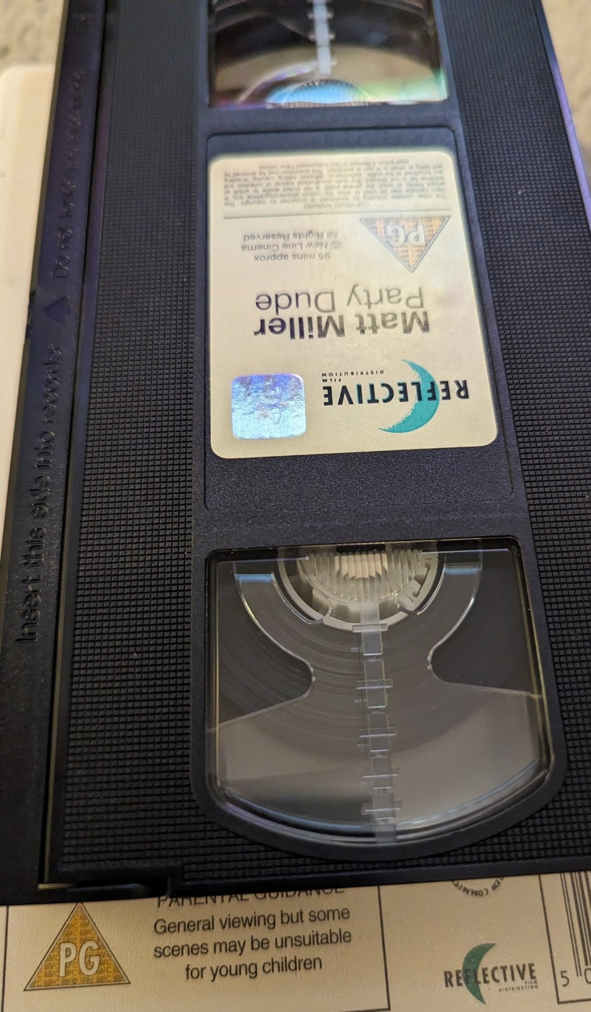 Matt Miller Party Dude (1994) VHS Ex Rental - Flippin Retro Video Shop