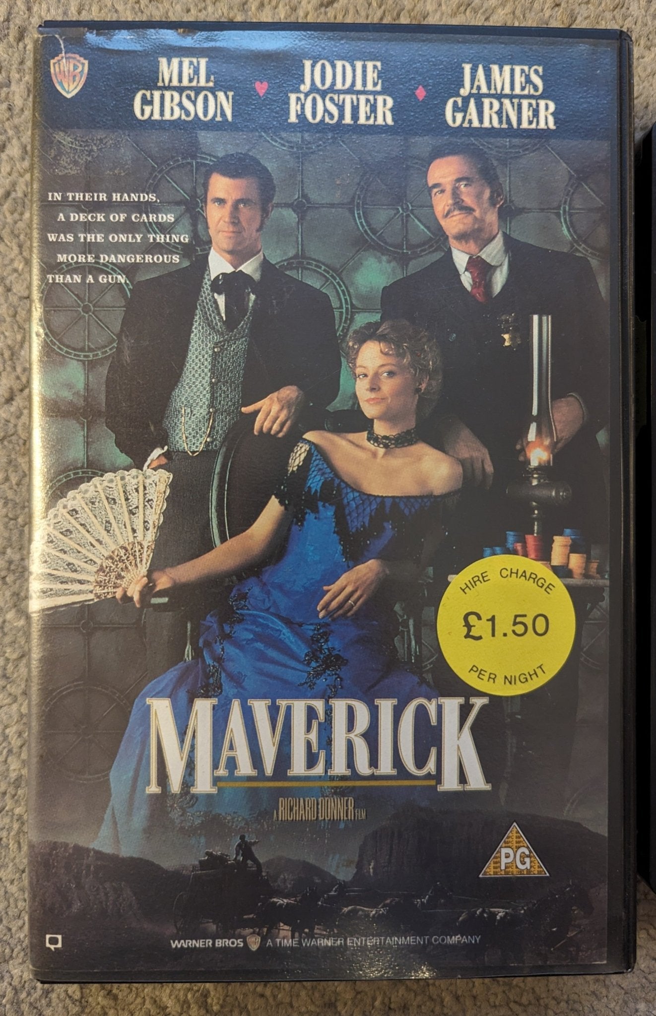 Maverick (1994) VHS Video Ex Rental - Flippin Retro Video Shop