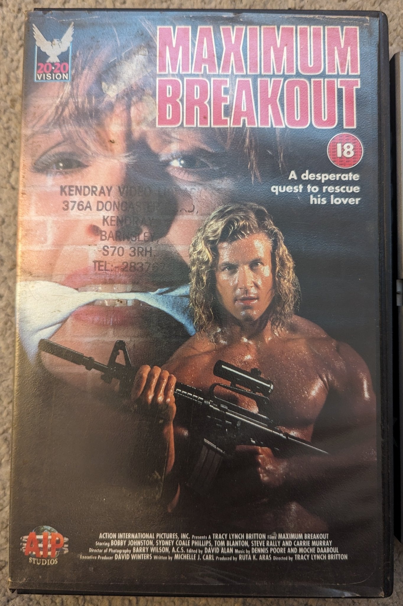 Maximum Breakout (1991) VHS Video Ex Rental - Flippin Retro Video Shop