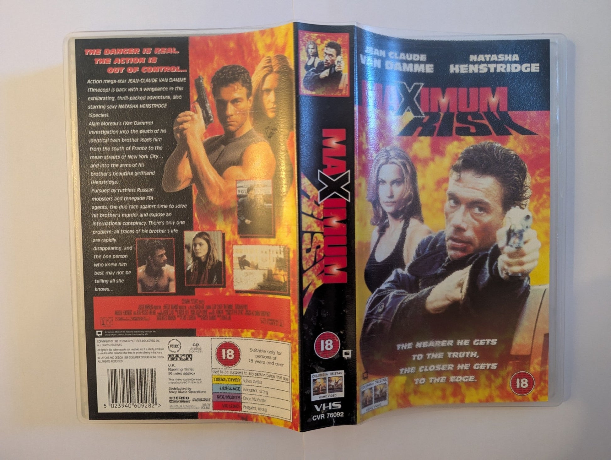 Maximum Risk (1996) VHS Video - Flippin Retro Video Shop