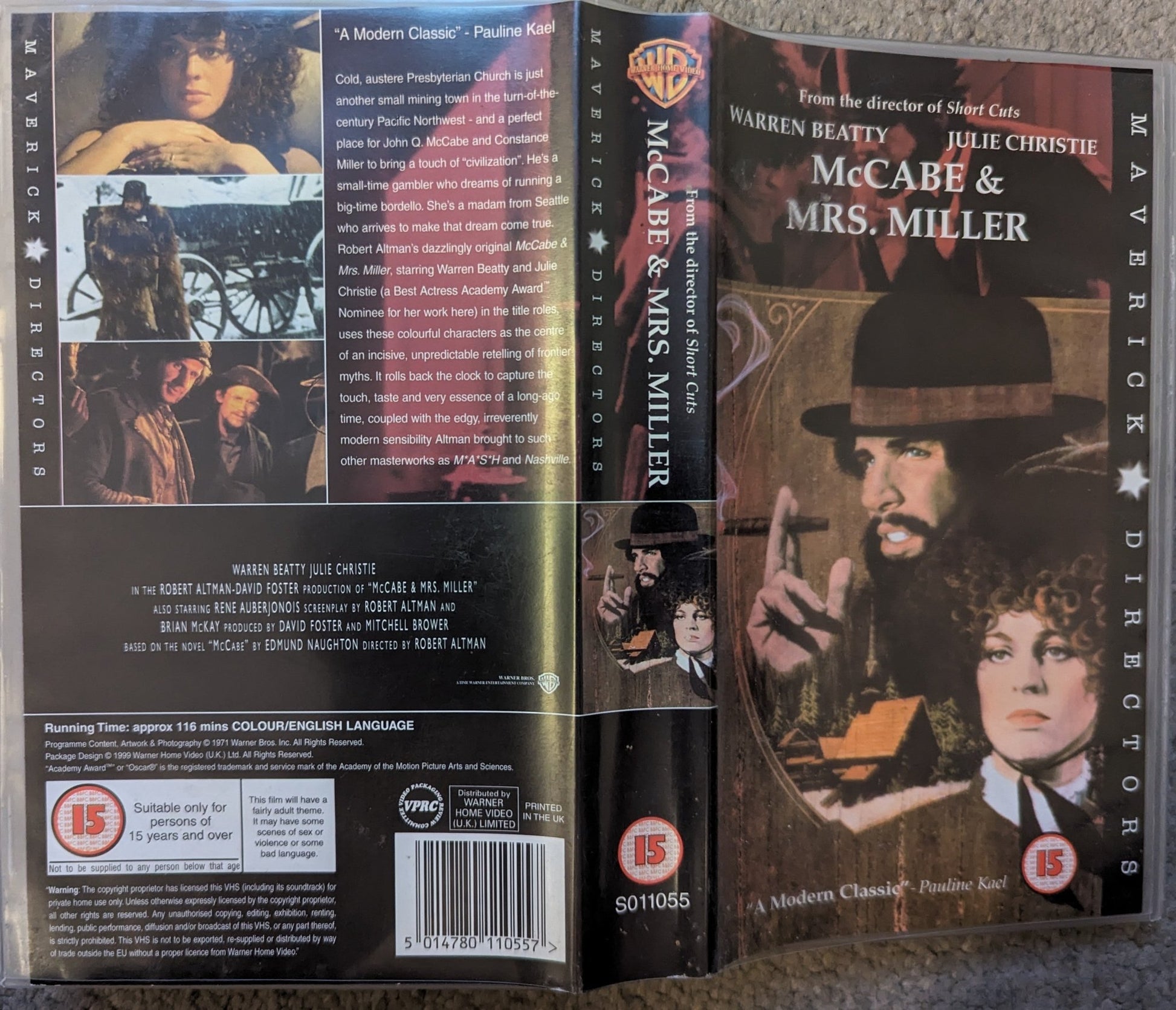 McCabe & Mrs Miller (1971) VHS Video *Sealed* - Flippin Retro Video Shop