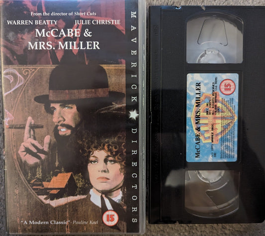 McCabe & Mrs Miller (1971) VHS Video *Sealed* - Flippin Retro Video Shop