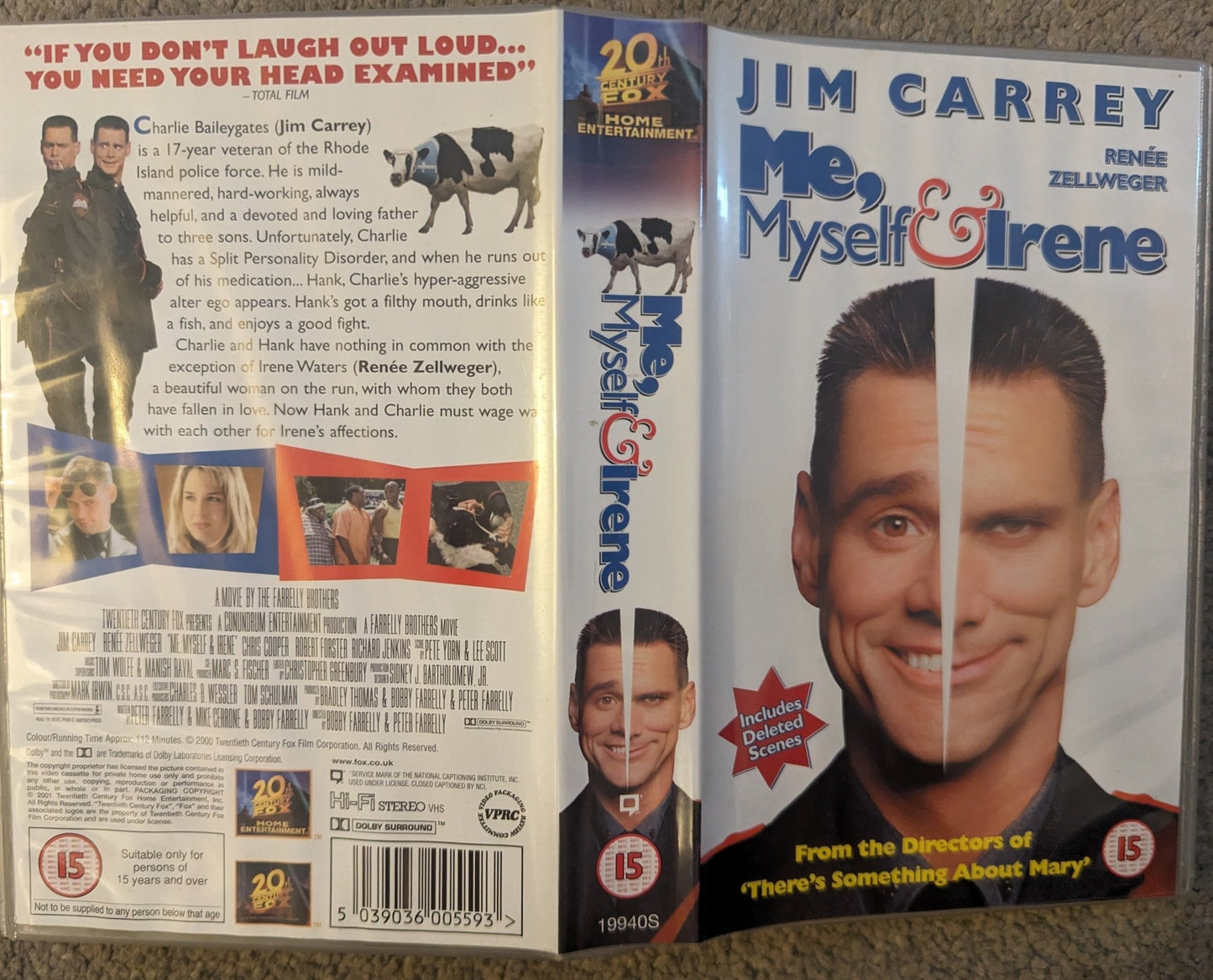 Me Myself and Irene (2000) VHS Video *Sealed* - Flippin Retro Video Shop