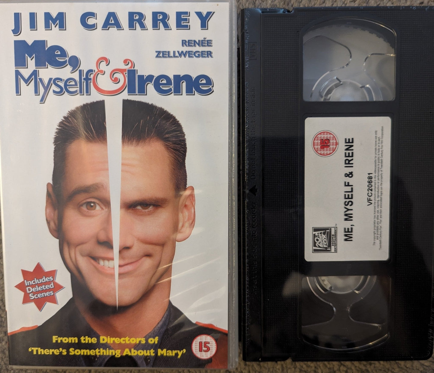 Me Myself and Irene (2000) VHS Video *Sealed* - Flippin Retro Video Shop