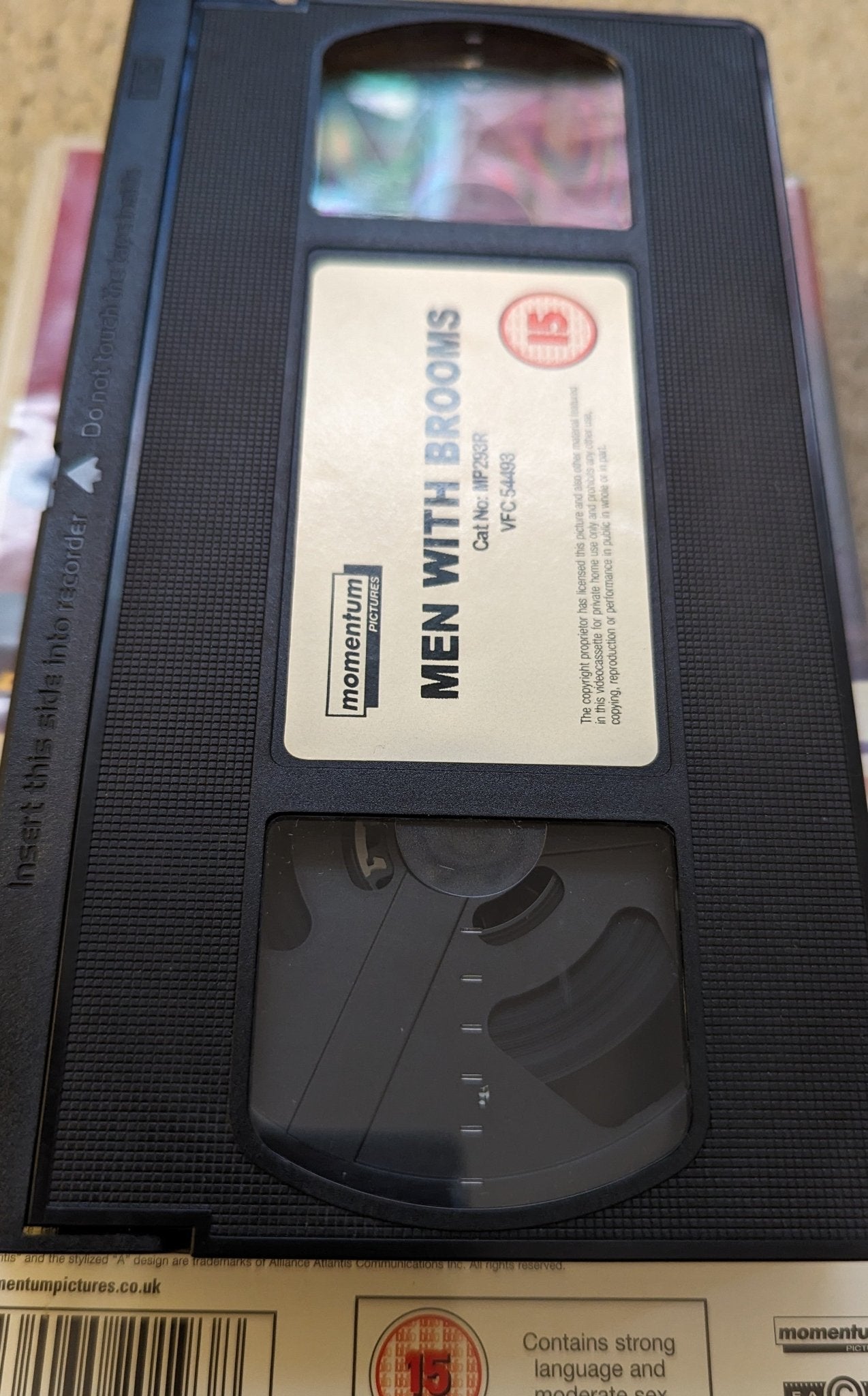 Men with Brooms (2002) VHS Video Ex Rental - Flippin Retro Video Shop