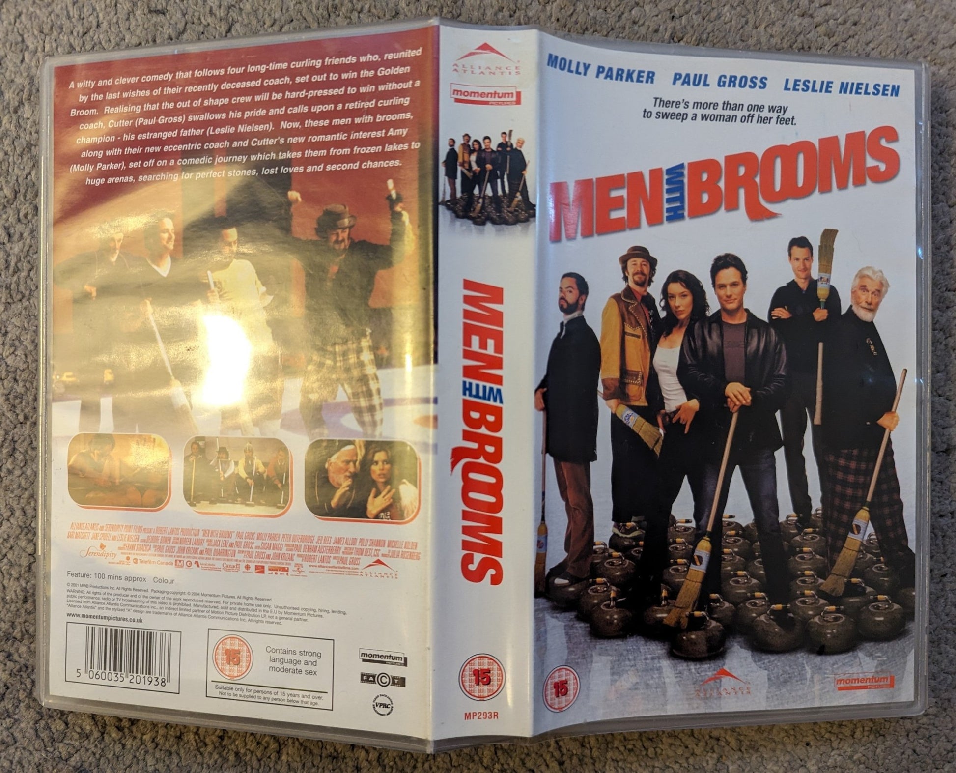 Men with Brooms (2002) VHS Video Ex Rental - Flippin Retro Video Shop