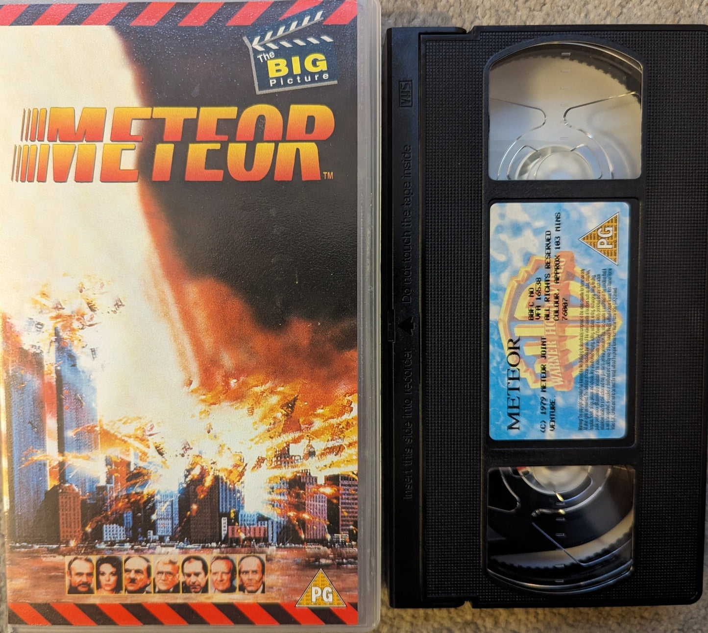 Meteor (1979) VHS Video - Flippin Retro Video Shop