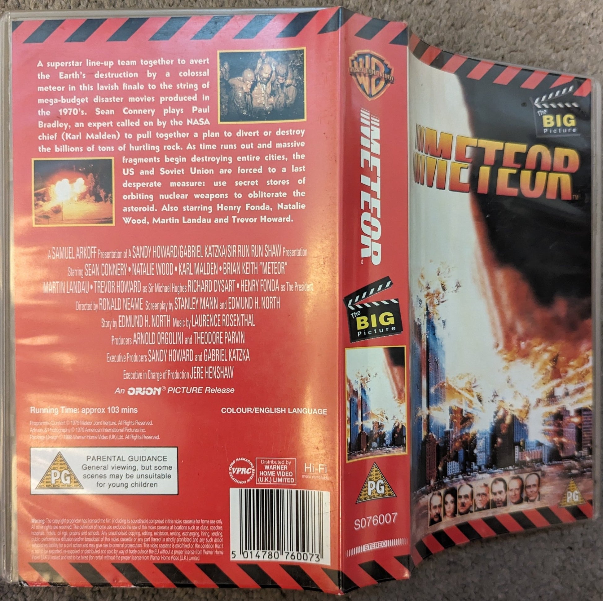 Meteor (1979) VHS Video - Flippin Retro Video Shop