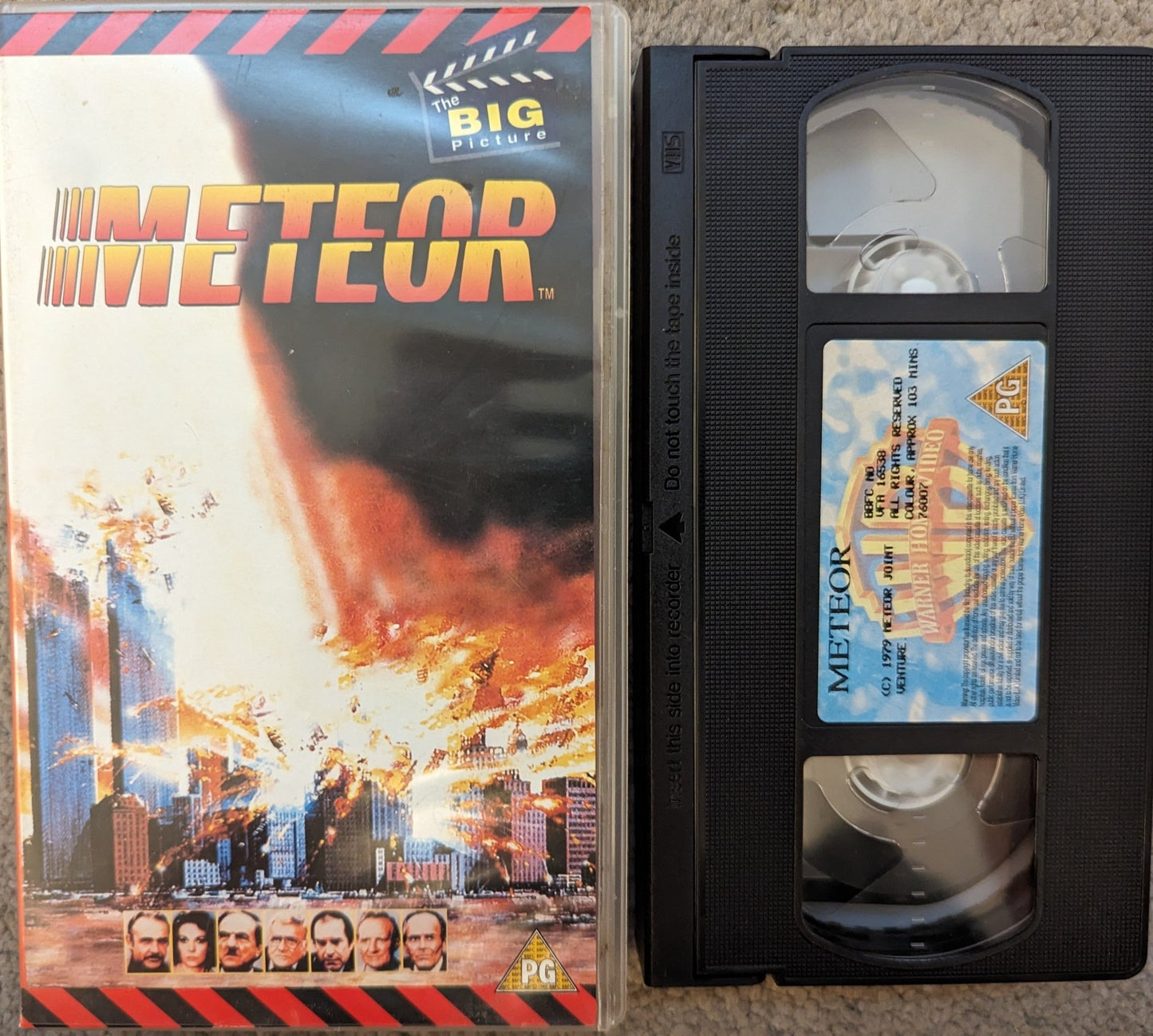 Meteor (1979) VHS Video - Flippin Retro Video Shop