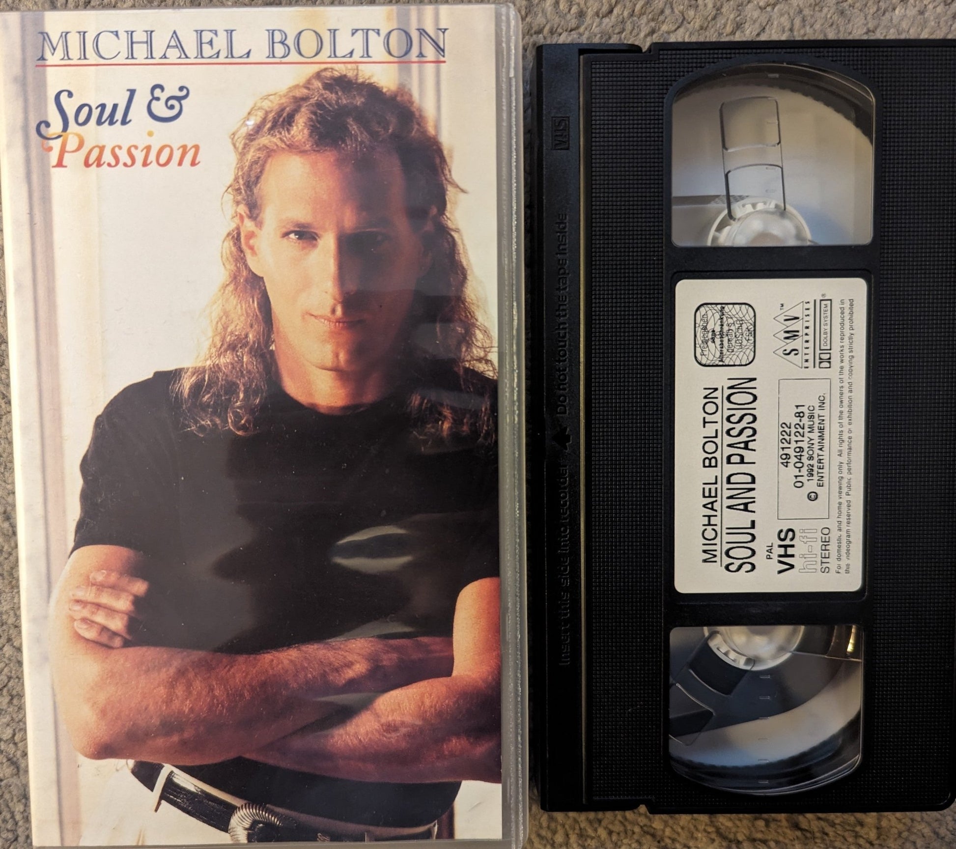 Michael Bolton Soul & Passion VHS Video - Flippin Retro Video Shop