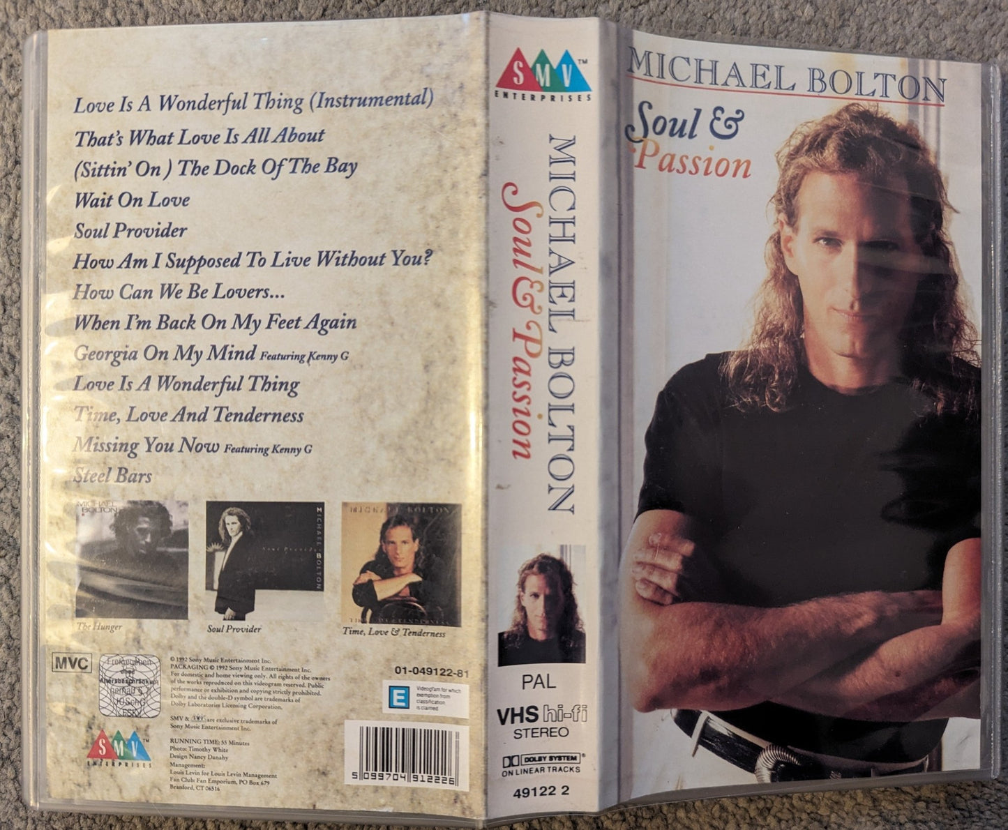 Michael Bolton Soul & Passion VHS Video - Flippin Retro Video Shop