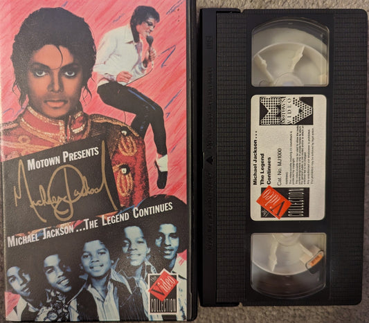 Michael Jackson The Legend Continues VHS Video - Flippin Retro Video Shop