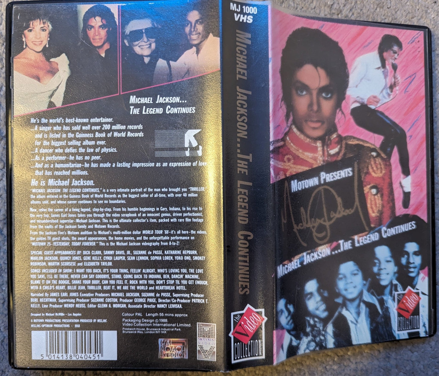 Michael Jackson The Legend Continues VHS Video - Flippin Retro Video Shop