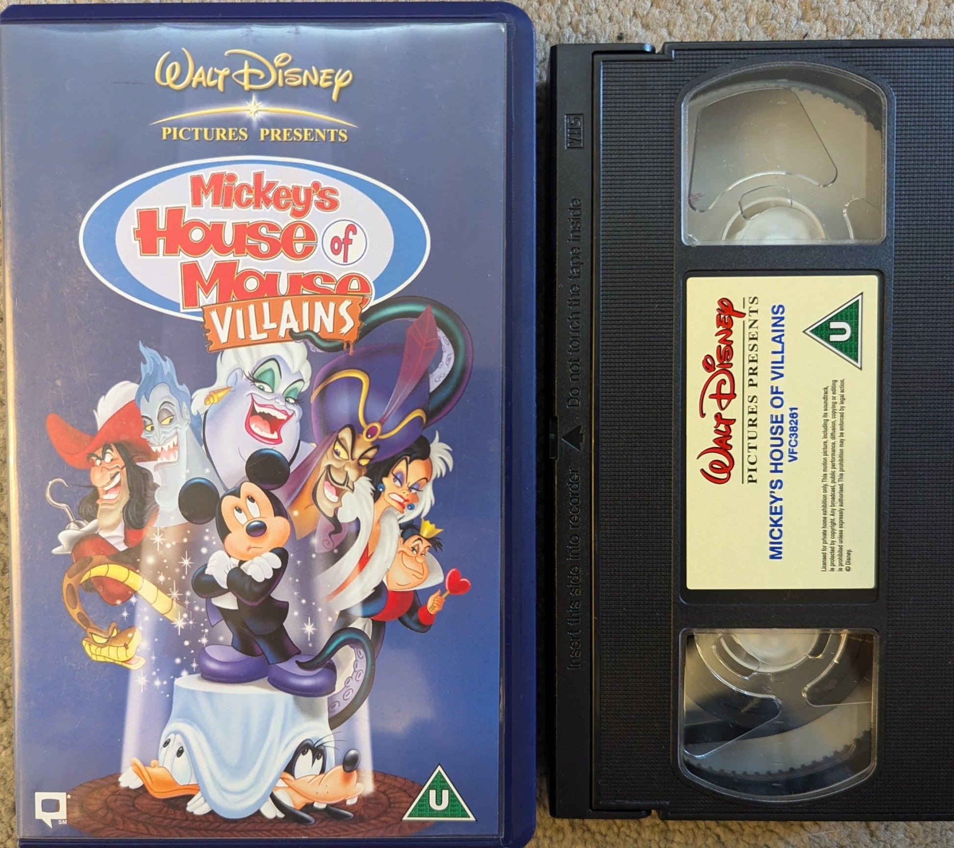 Mickey's House of Villains (2001) VHS Video - Flippin Retro Video Shop