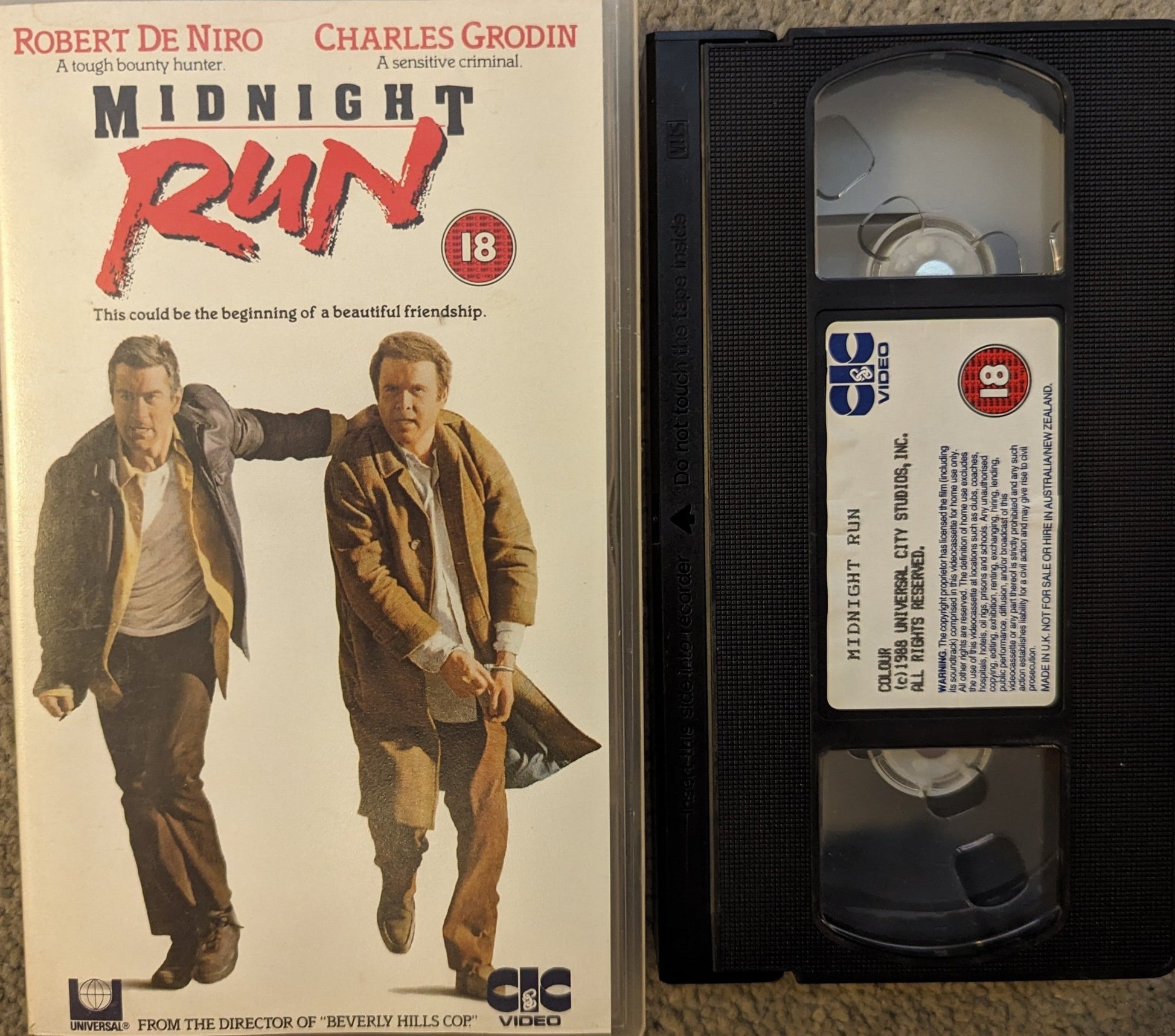 Midnight Run (1988) VHS Video - Flippin Retro Video Shop