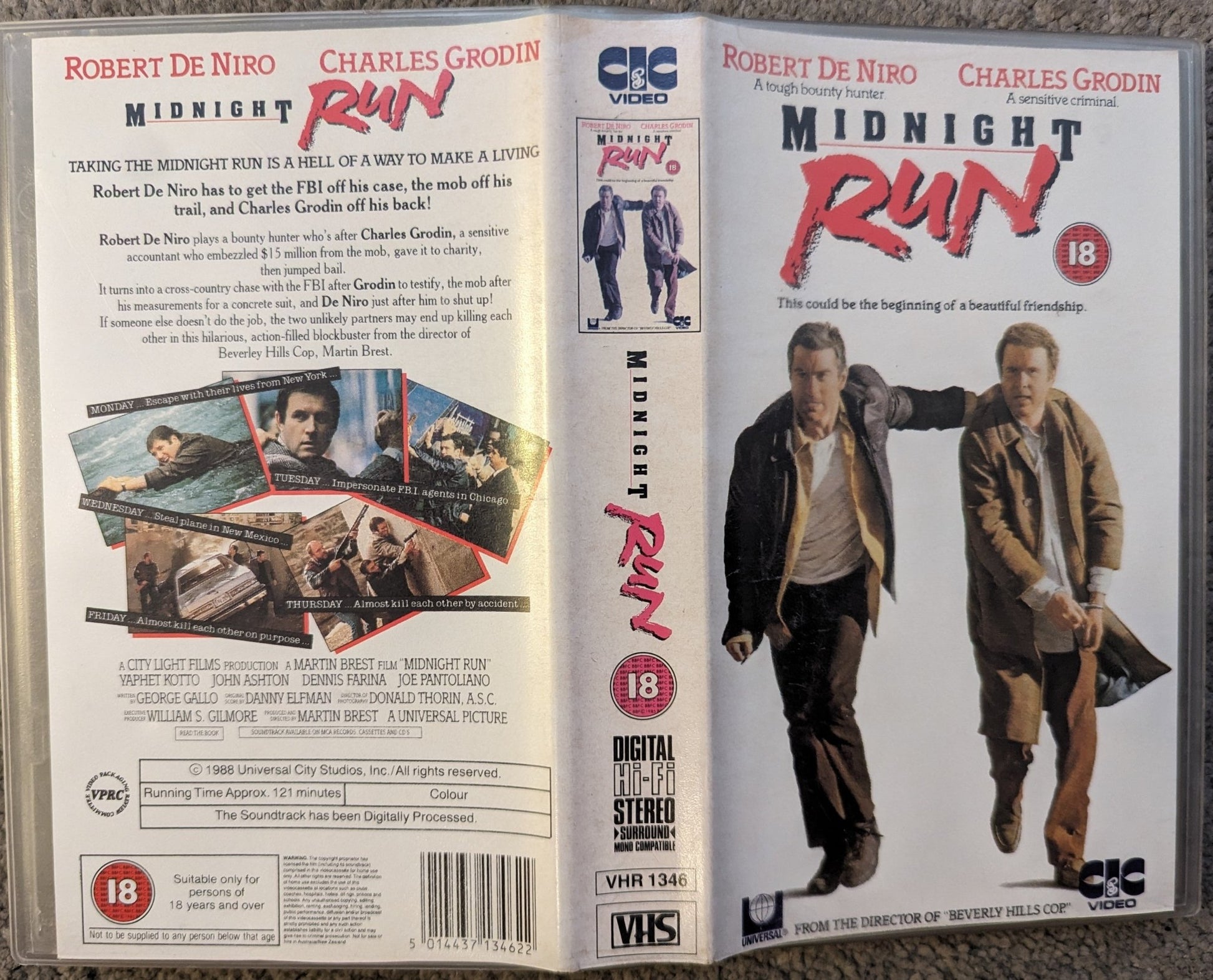 Midnight Run (1988) VHS Video - Flippin Retro Video Shop