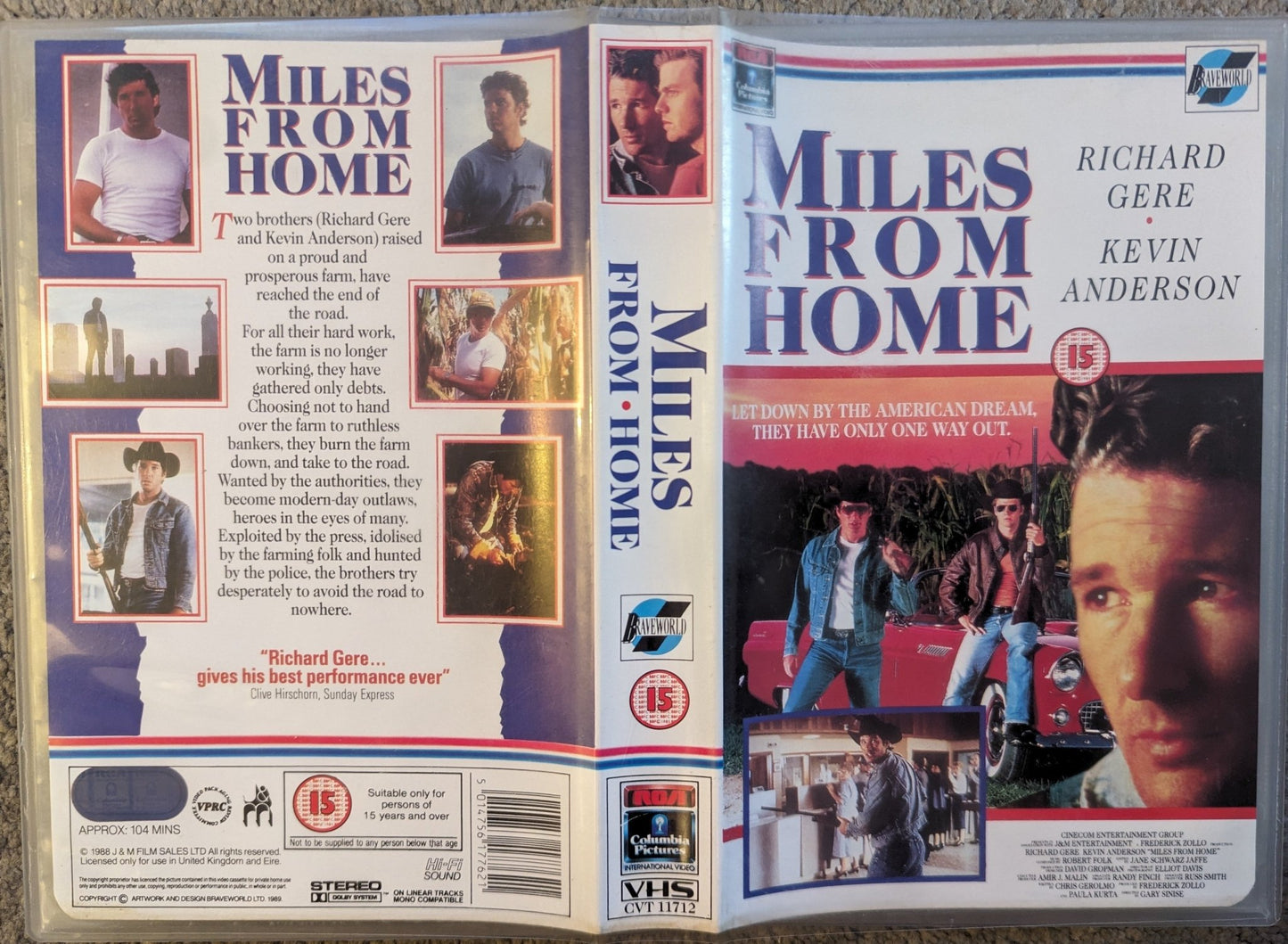 Miles From Home (1988) VHS Video Ex Rental - Flippin Retro Video Shop