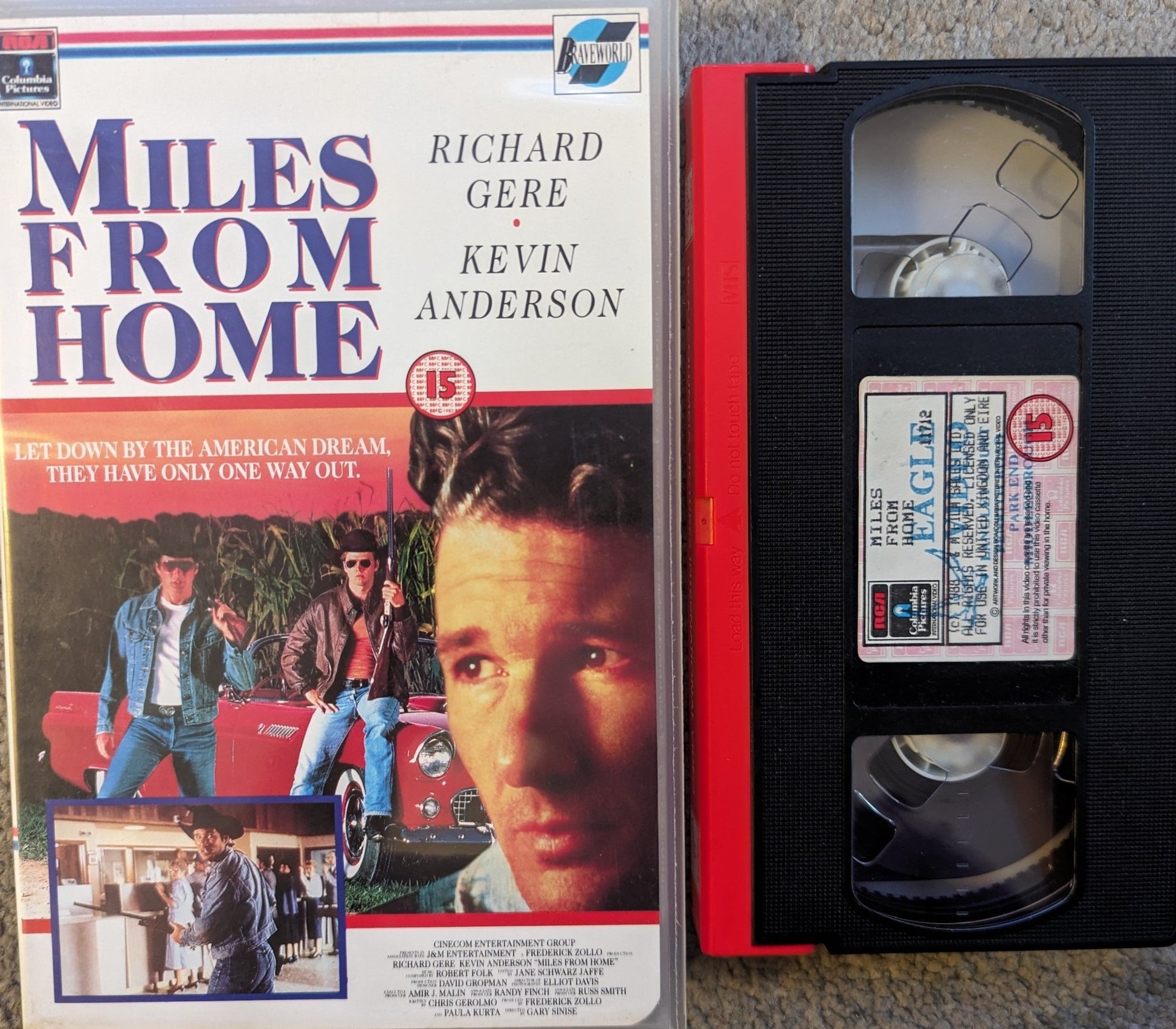 Miles From Home (1988) VHS Video Ex Rental - Flippin Retro Video Shop