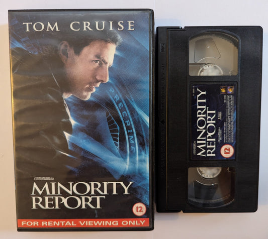 Minority Report (2002) VHS Video Ex Rental SAMPLE - Flippin Retro Video Shop