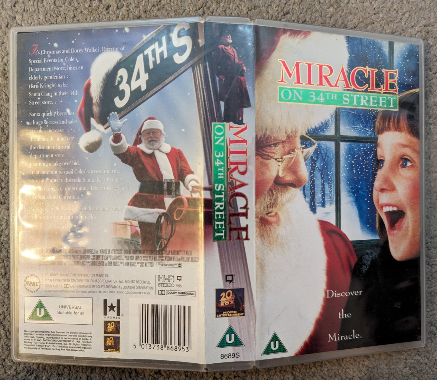 Miracle On 34th Street (1994) VHS Video - Flippin Retro Video Shop