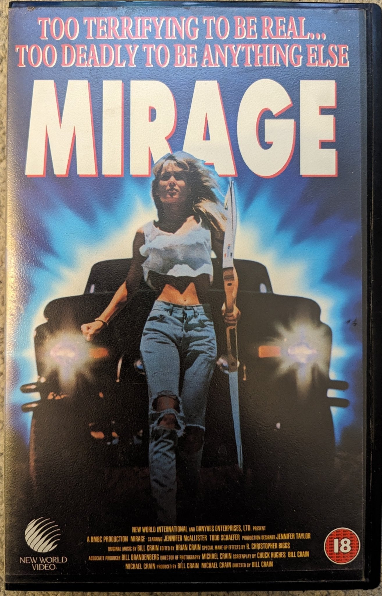 Mirage (1990) VHS Video Ex Rental - Flippin Retro Video Shop