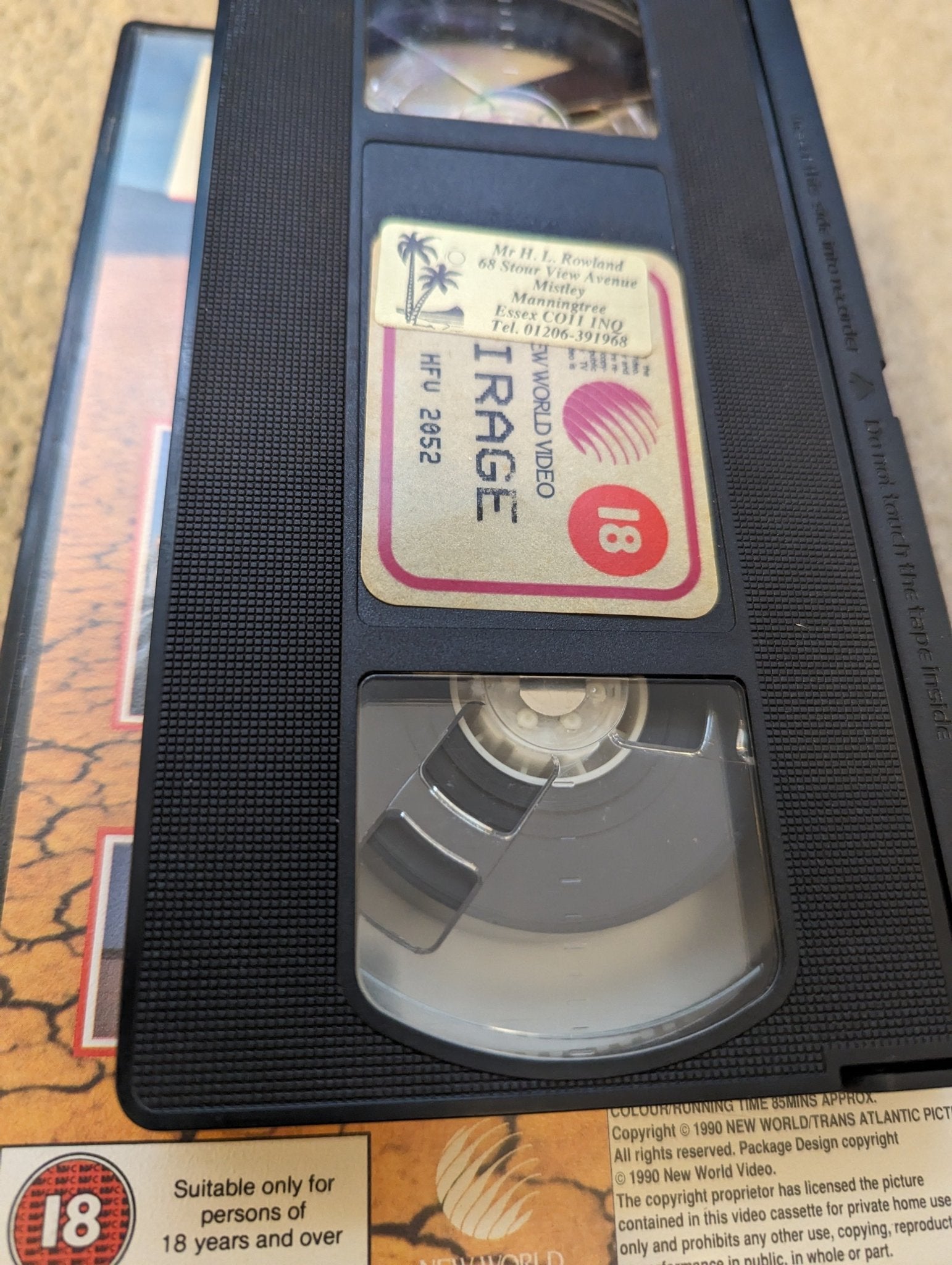 Mirage (1990) VHS Video Ex Rental - Flippin Retro Video Shop