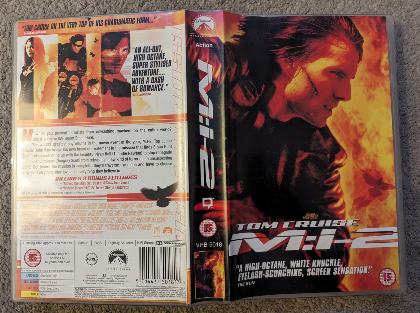 Mission Impossible (2000) VHS Video Ex Rental - Flippin Retro Video Shop