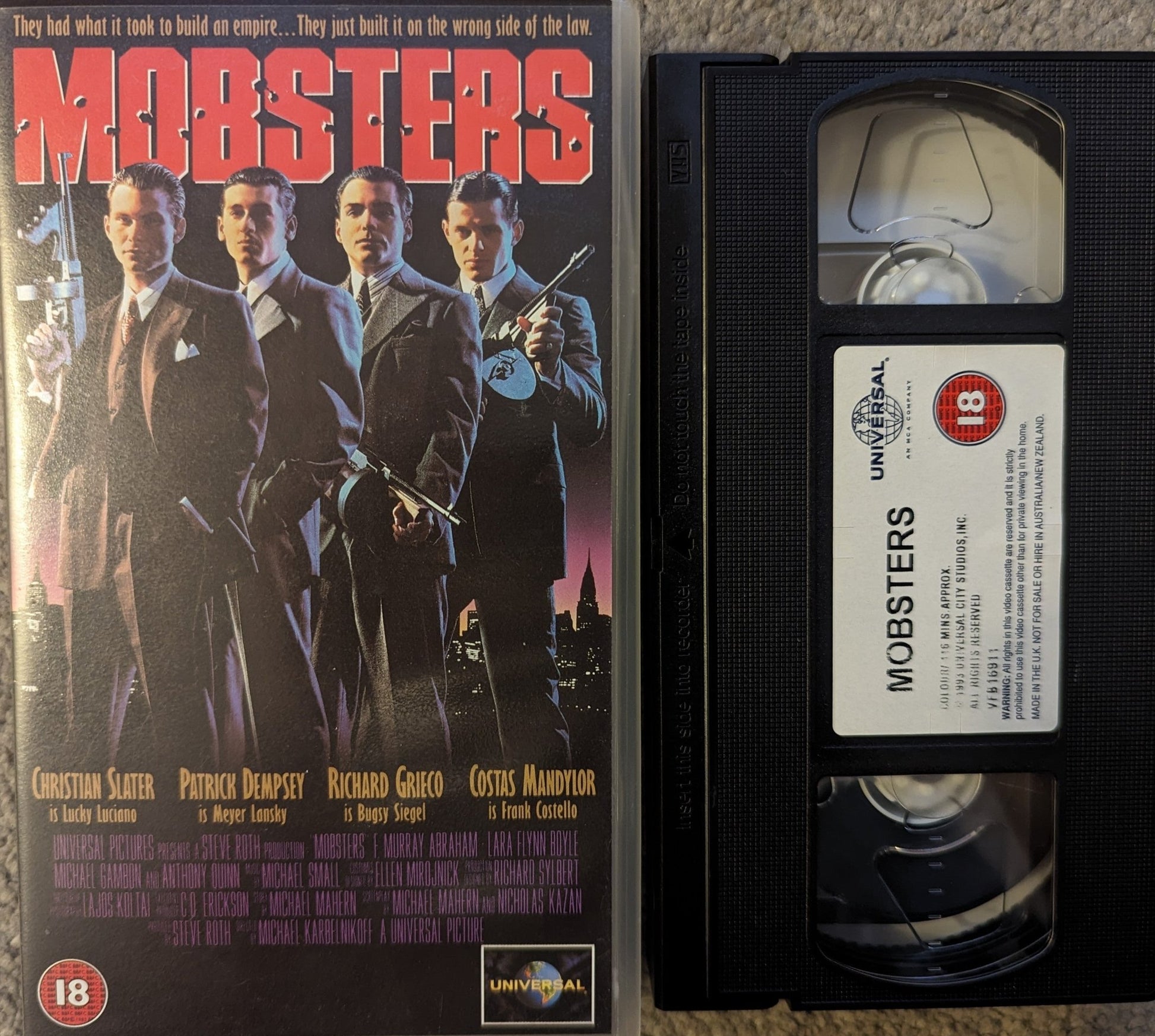 Mobsters (1991) VHS Video - Flippin Retro Video Shop