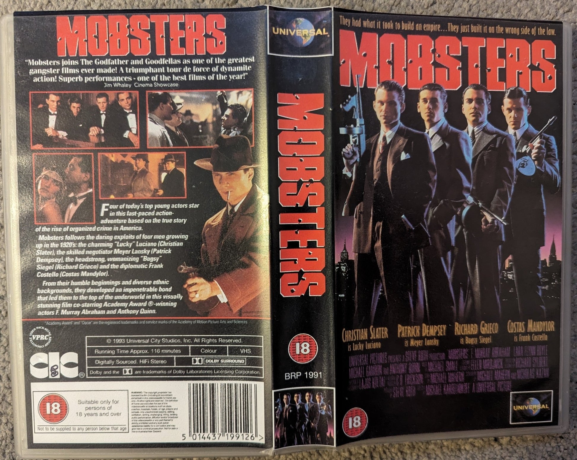 Mobsters (1991) VHS Video - Flippin Retro Video Shop