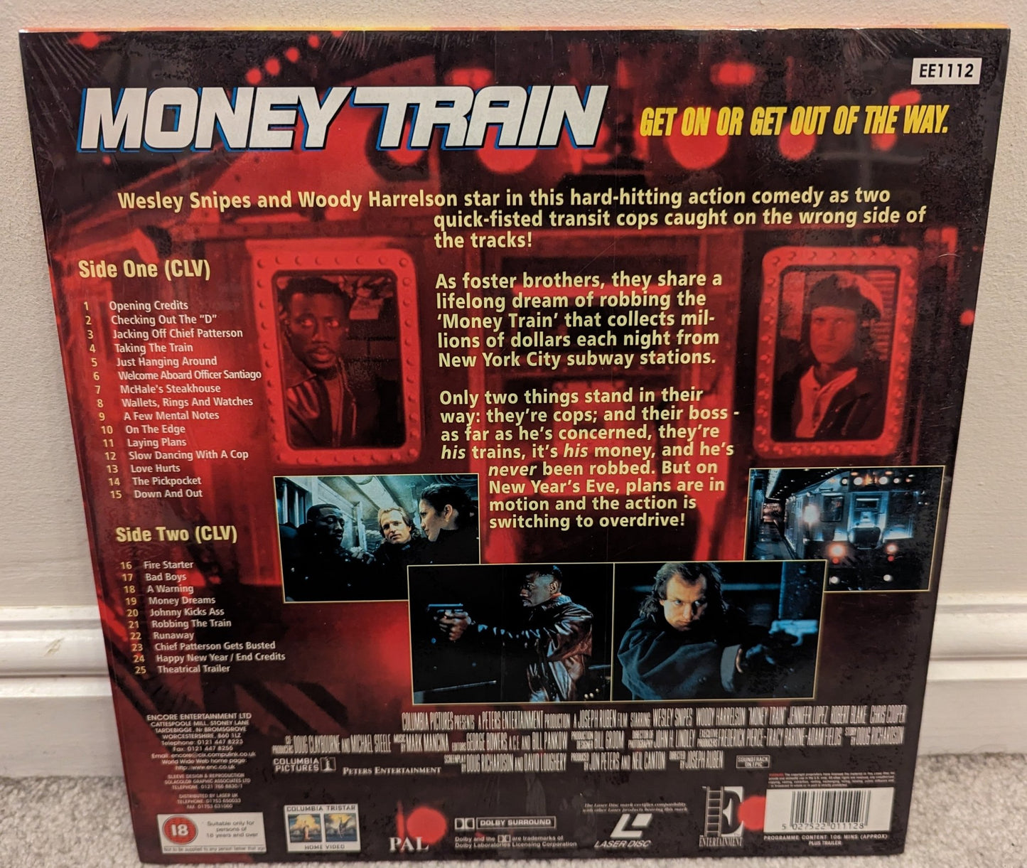 Money Train (1995) Laserdisc PAL - Flippin Retro Video Shop