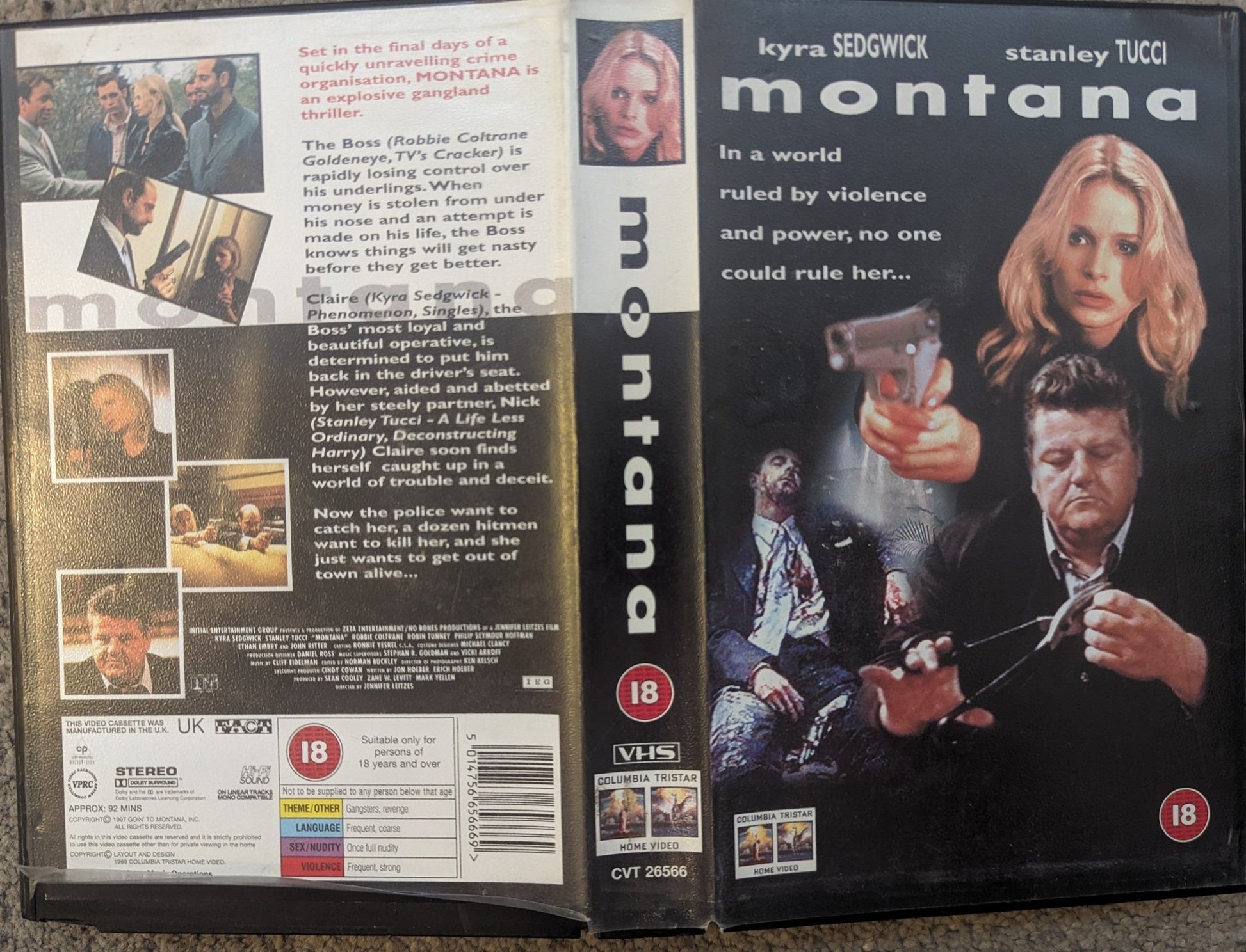 Montana (1998) VHS Video Ex Rental - Flippin Retro Video Shop