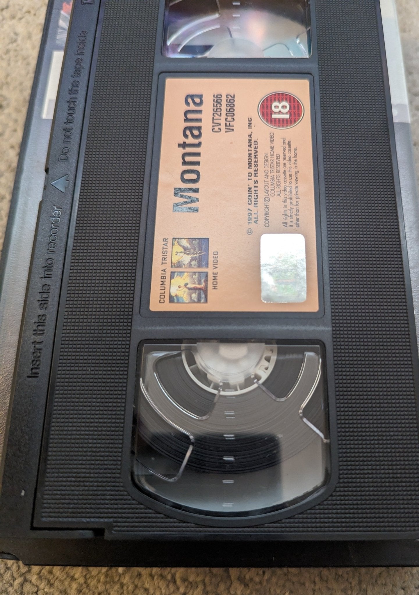 Montana (1998) VHS Video Ex Rental - Flippin Retro Video Shop