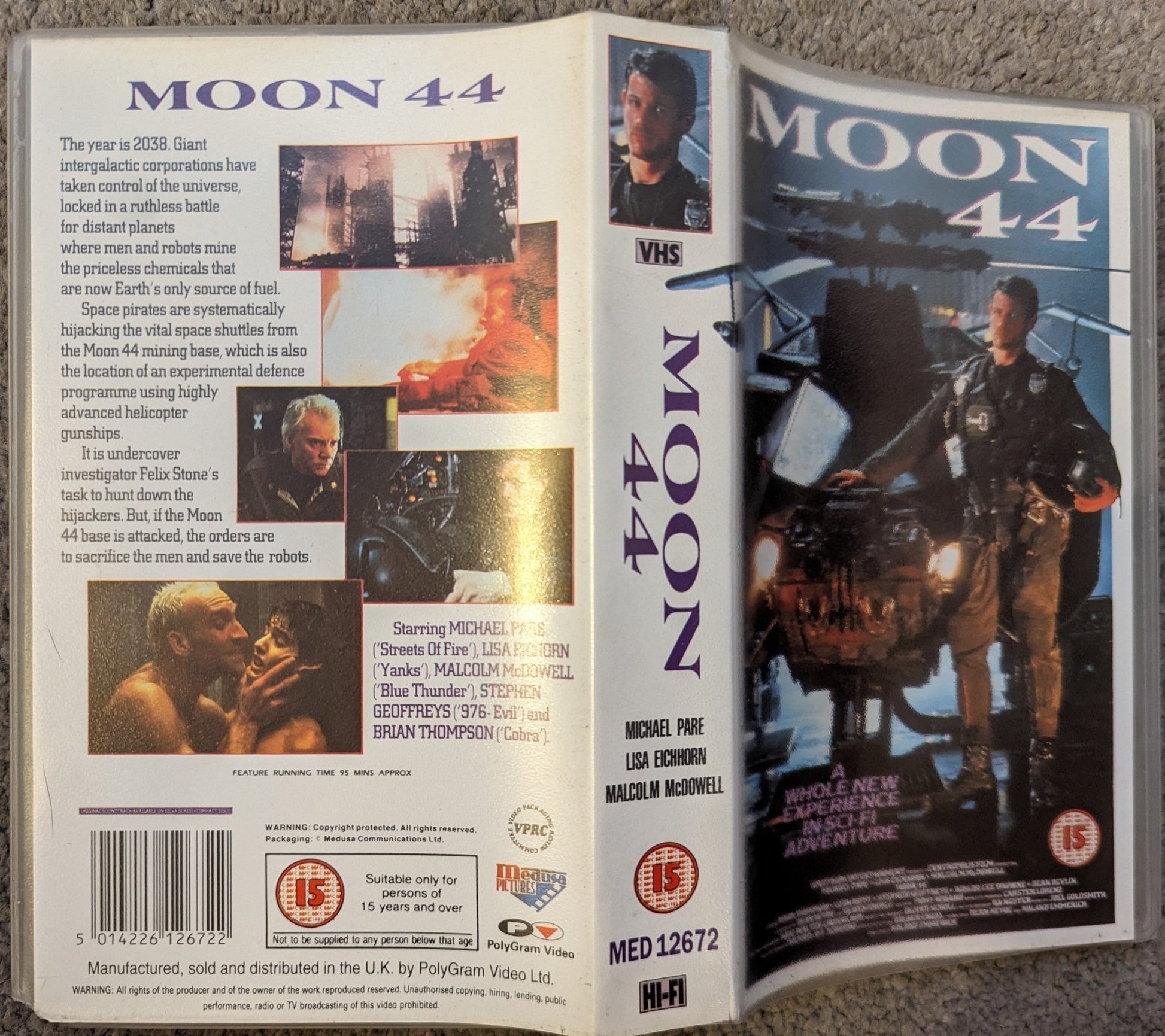 Moon 44 (1990) VHS Video - Flippin Retro Video Shop