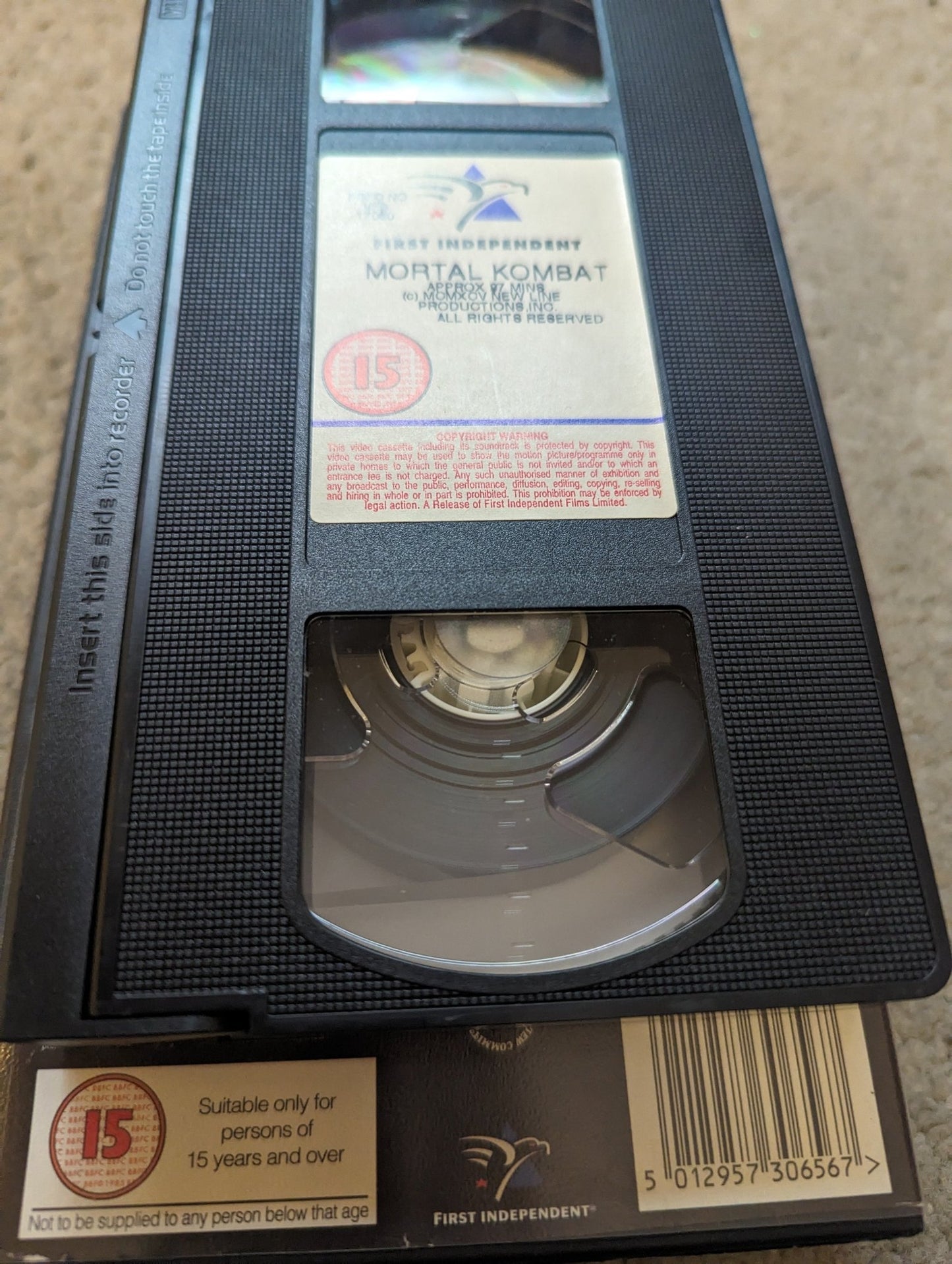 Mortal Kombat (1995) VHS Video - Flippin Retro Video Shop