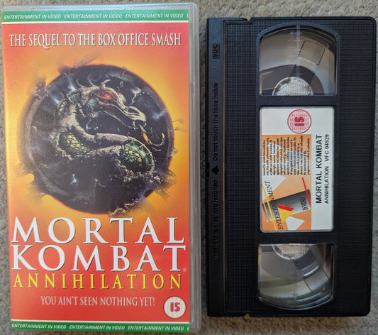 Mortal Kombat Annihilation (1997) VHS Video - Flippin Retro Video Shop