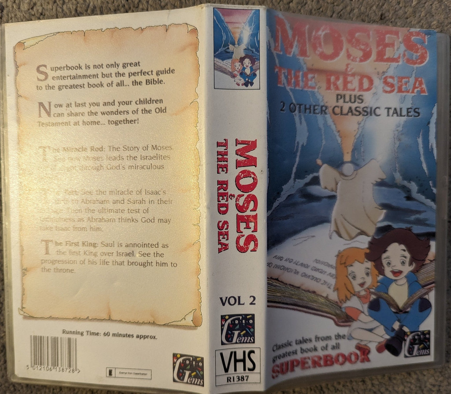 Moses The Red Sea VHS Video - Flippin Retro Video Shop