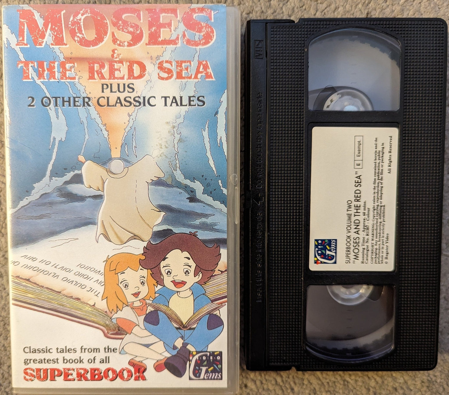 Moses The Red Sea VHS Video - Flippin Retro Video Shop