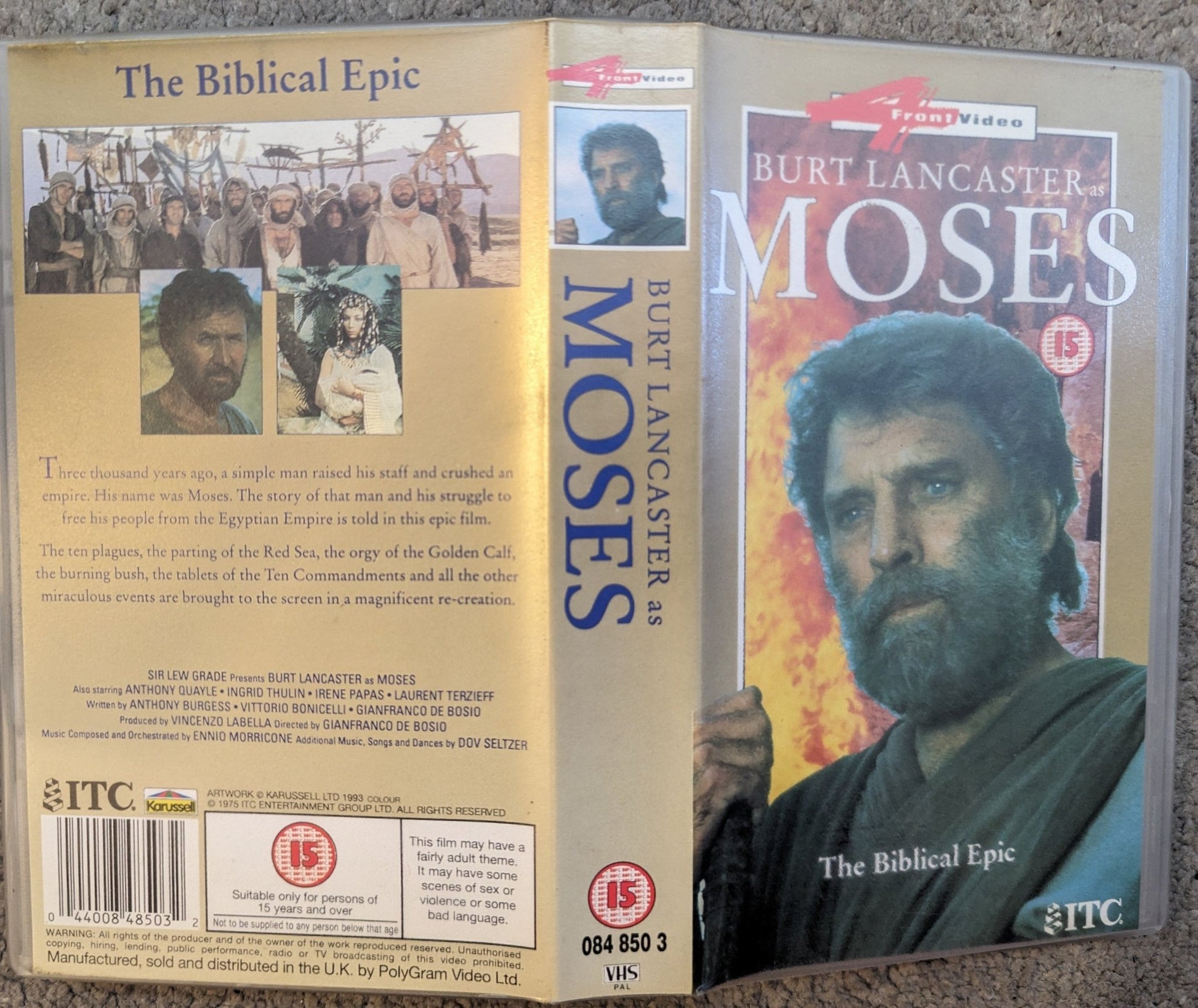 Moses VHS Video - Flippin Retro Video Shop